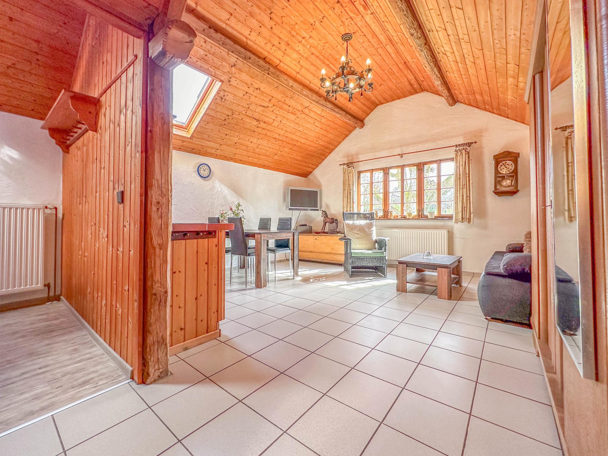 Outdoor terrace and views at Enjoy 2 in Meisburg