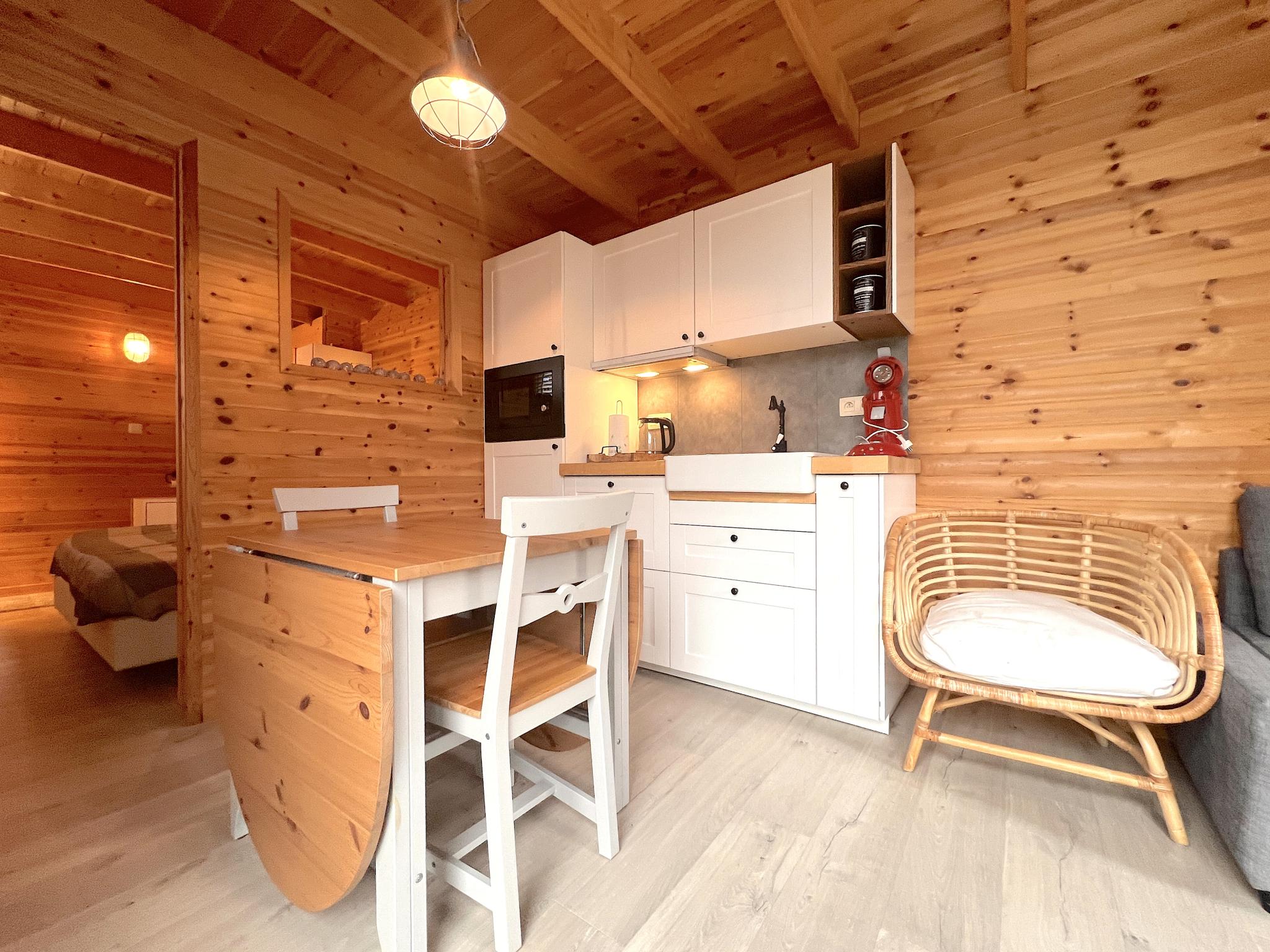 Modern kitchen at Chalet Wielsmer in Zutendaal