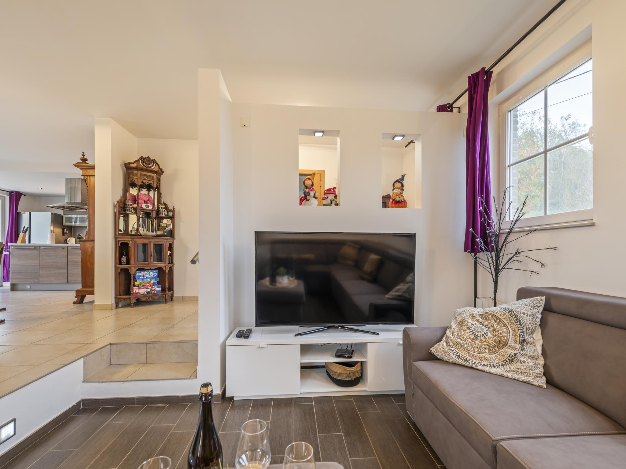Outdoor terrace and views at Residence Suprême in Marchin