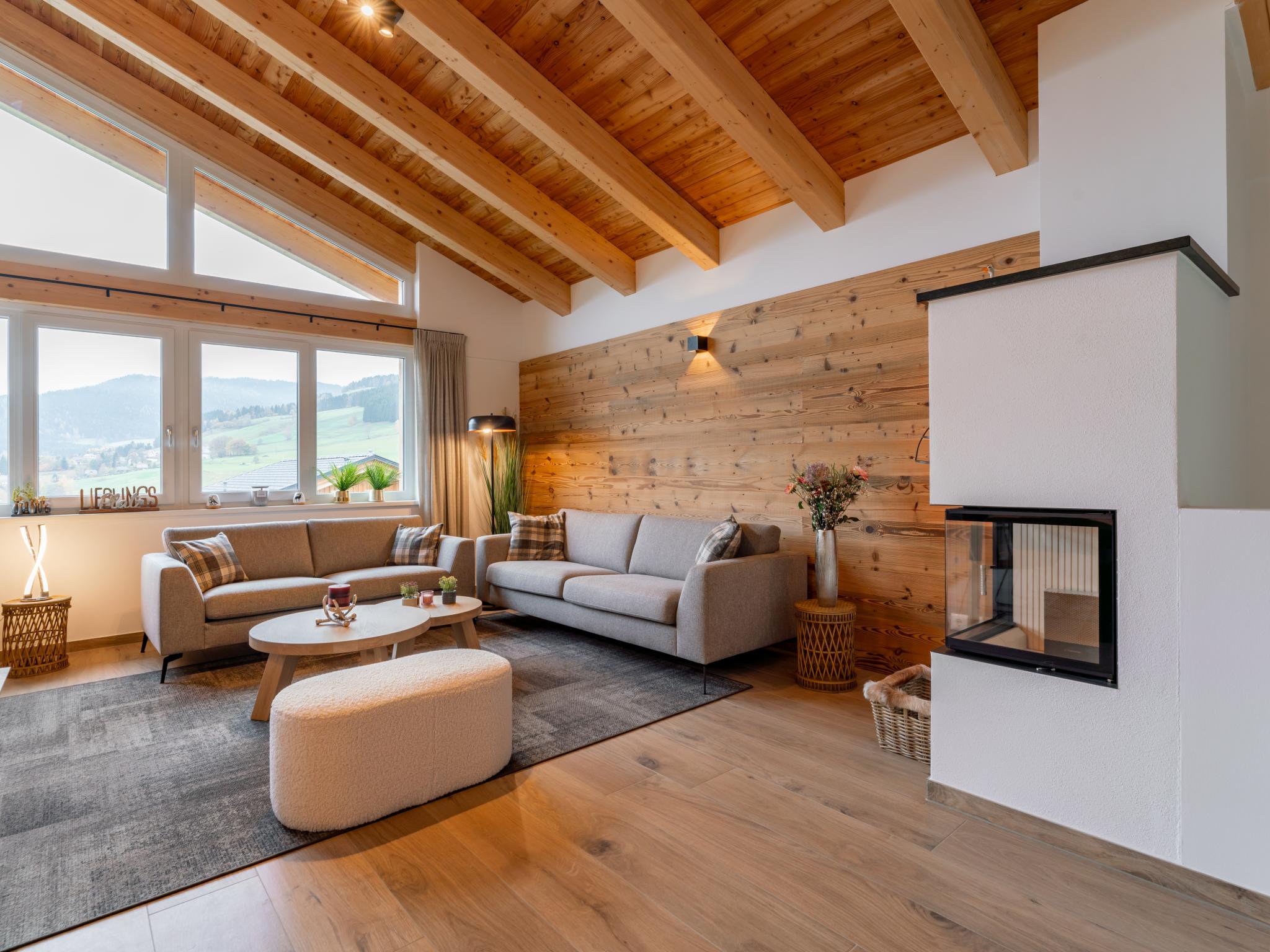 Living area at Grebenzen Lodge Edelblick in Sankt Lambrecht