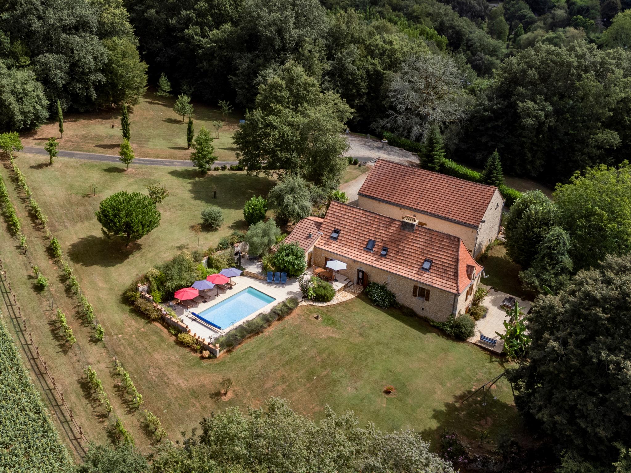 Living area at Maison Micouleaud in Besse