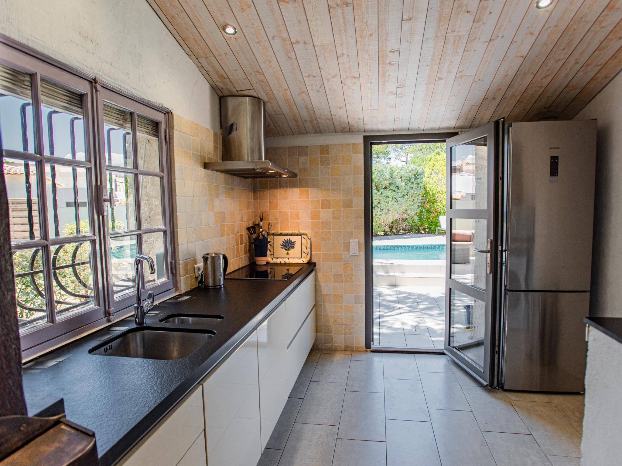 Modern kitchen at Pin Parasol in Roquebrune sur Argens