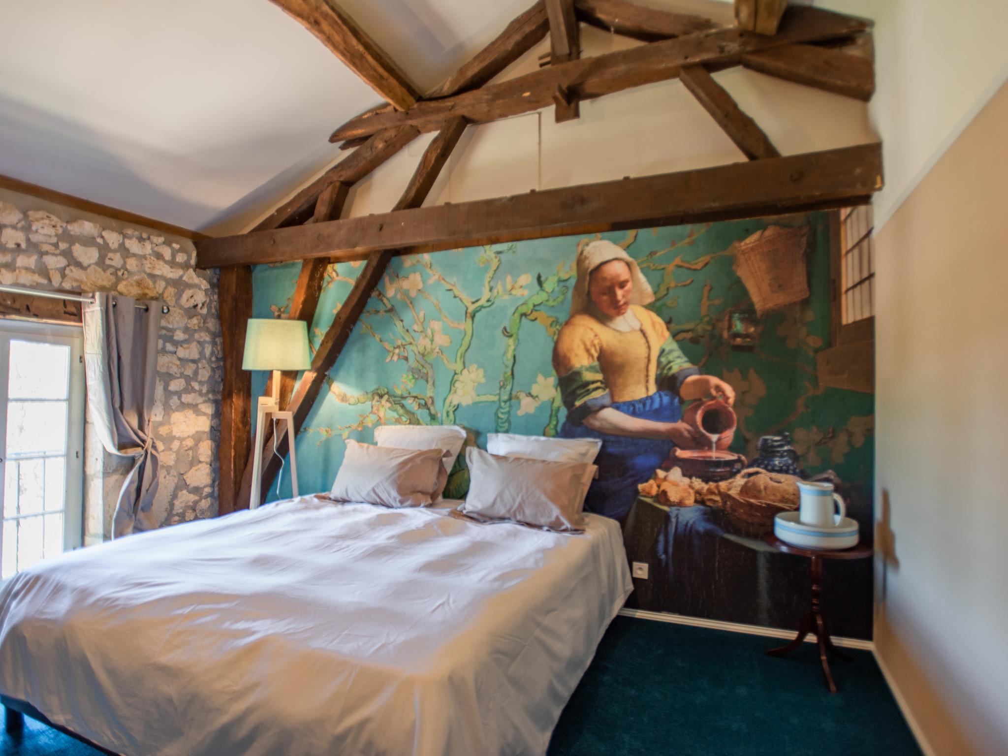 Modern kitchen at Gite le Nourrissat in Savignac-de-Duras