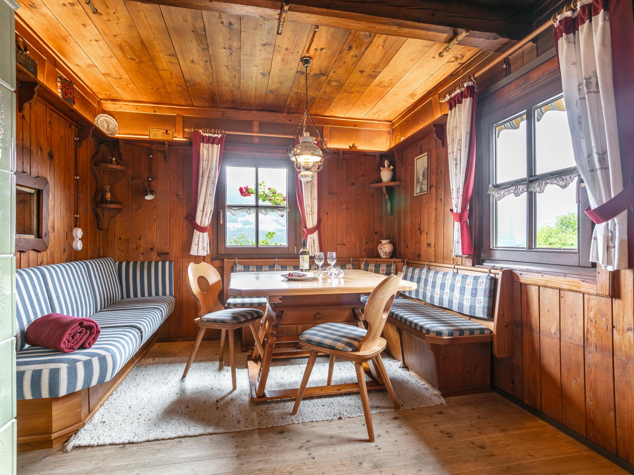 Bedroom with comfortable beds at Weberhäusl am Penningberg in Hopfgarten im Brixental