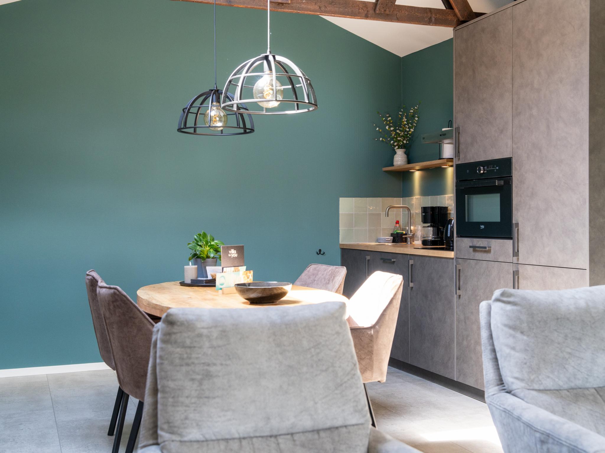 Outdoor terrace and views at Regge en Weidezicht in Hellendoorn