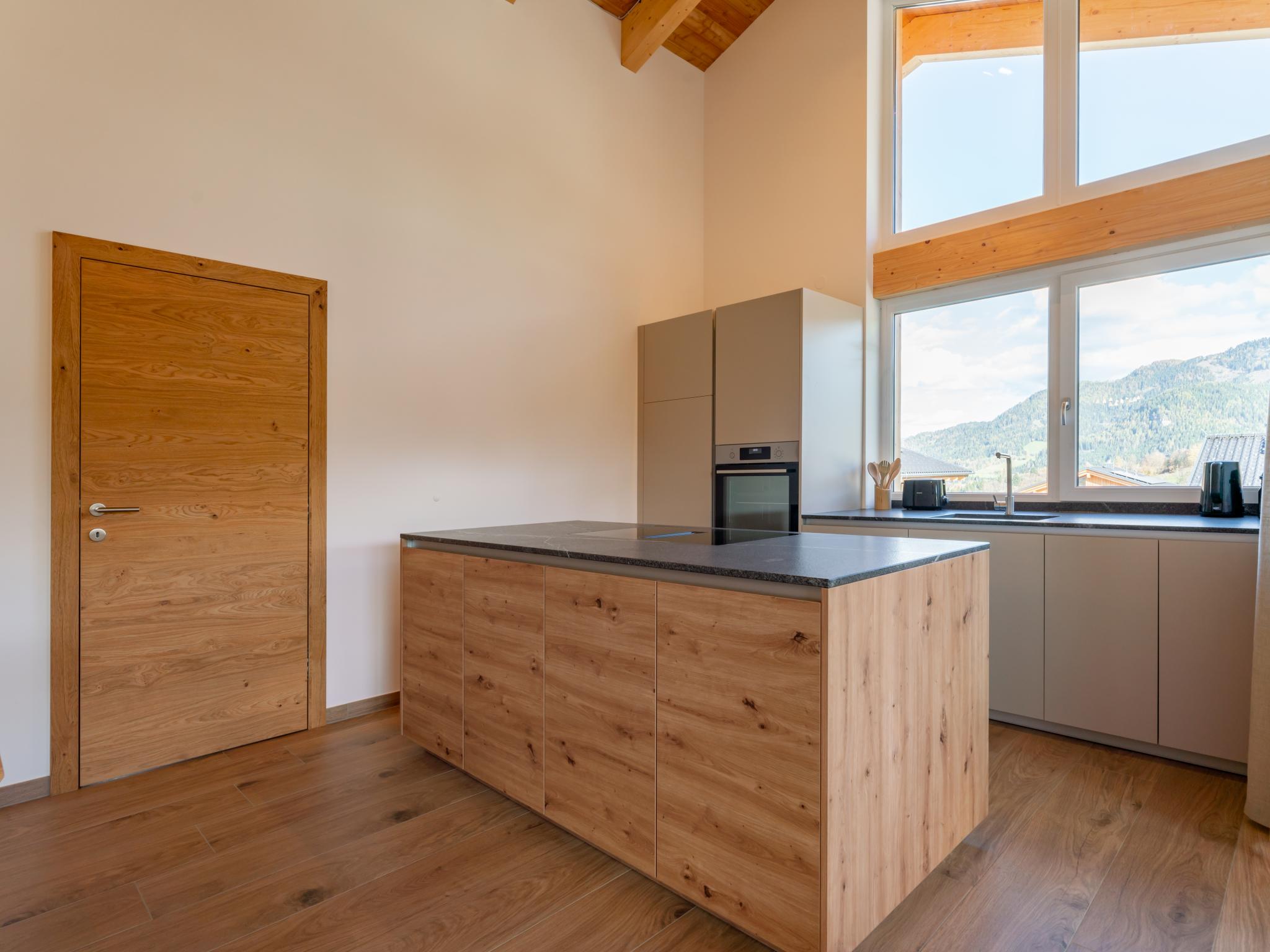 Modern kitchen at Grebenzen Lodge 51B in Sankt Lambrecht