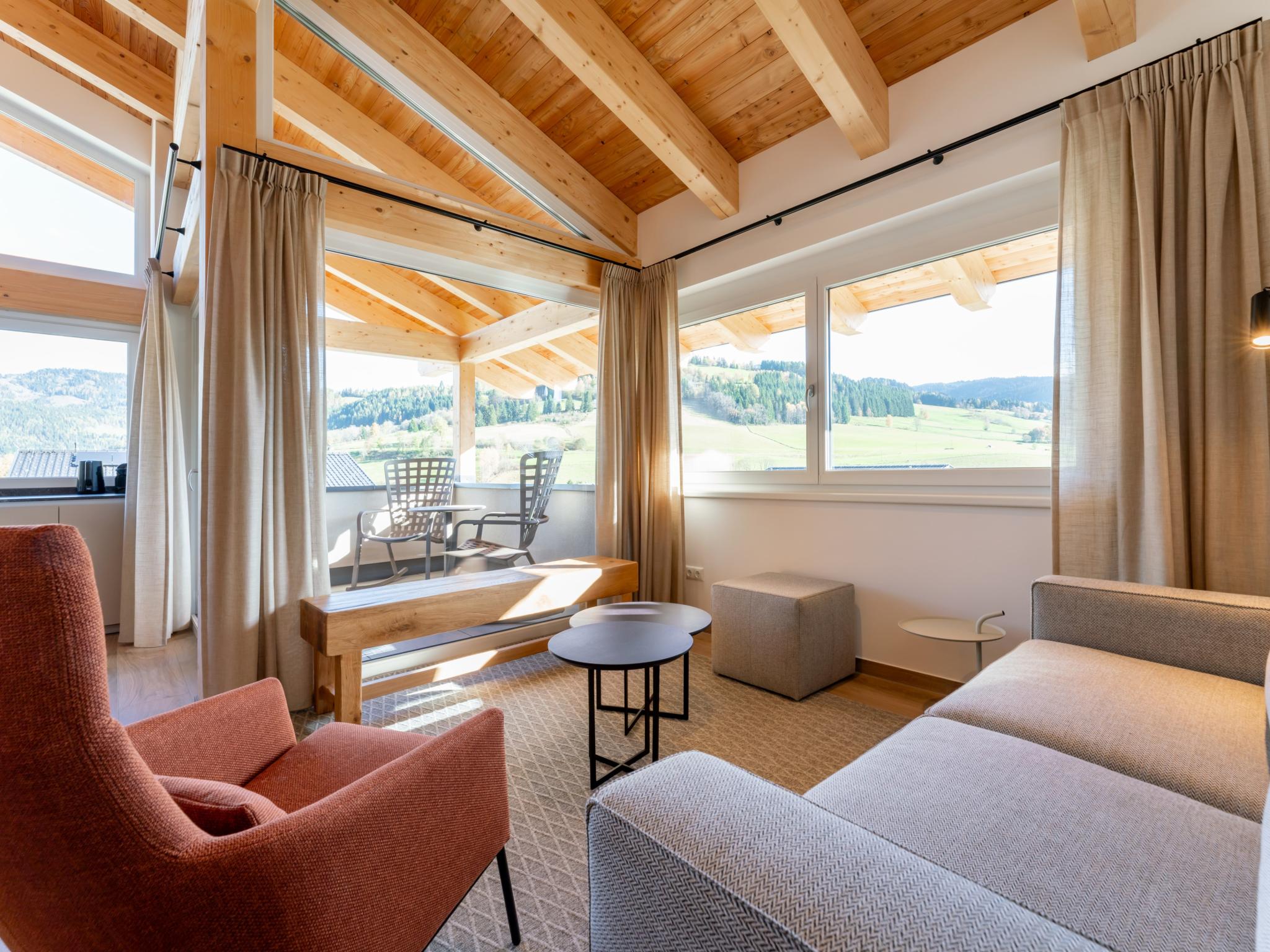 Living area at Grebenzen Lodge 51 in Sankt Lambrecht