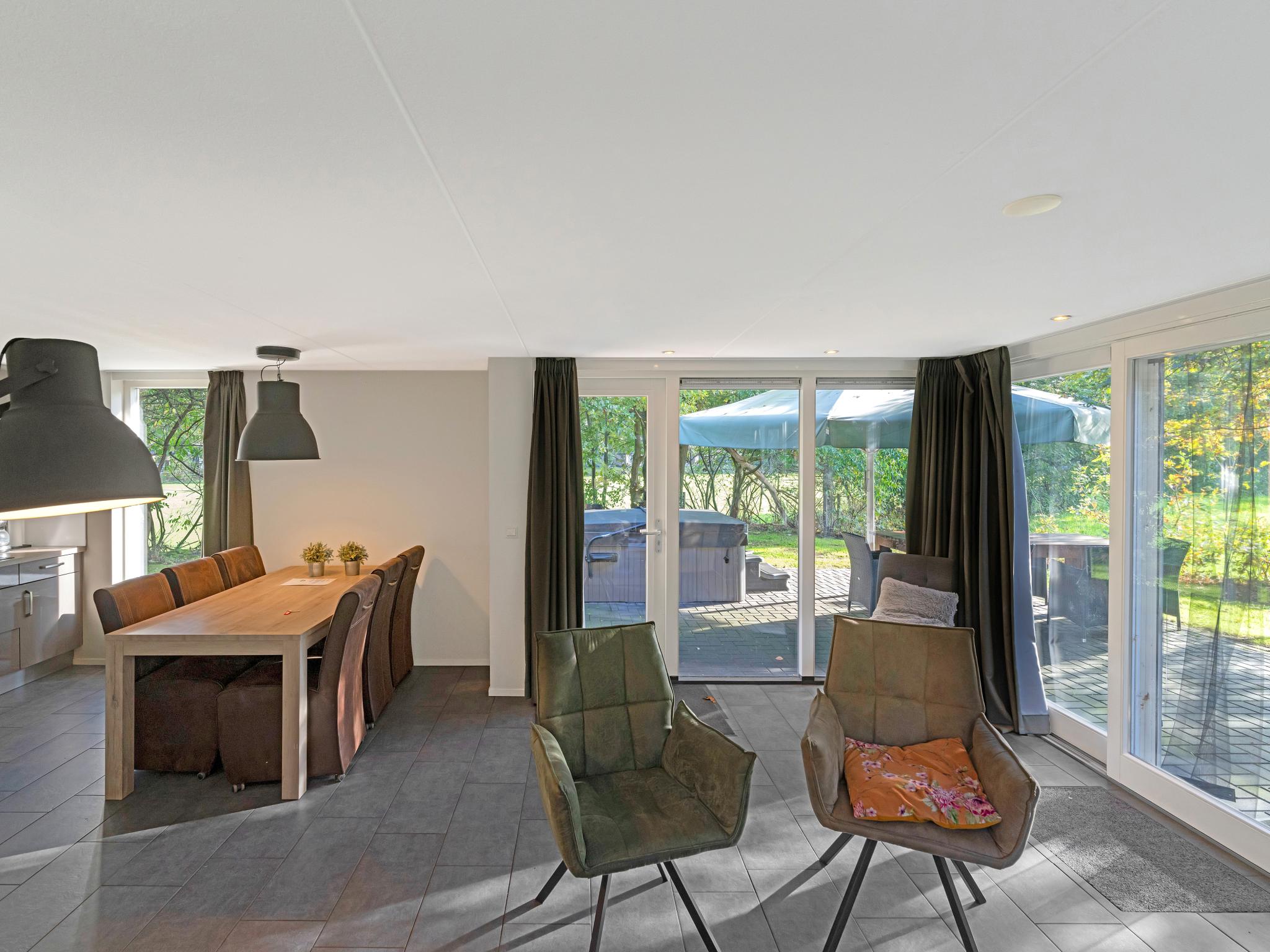 Outdoor terrace and views at Boszicht Reutum in Reutum