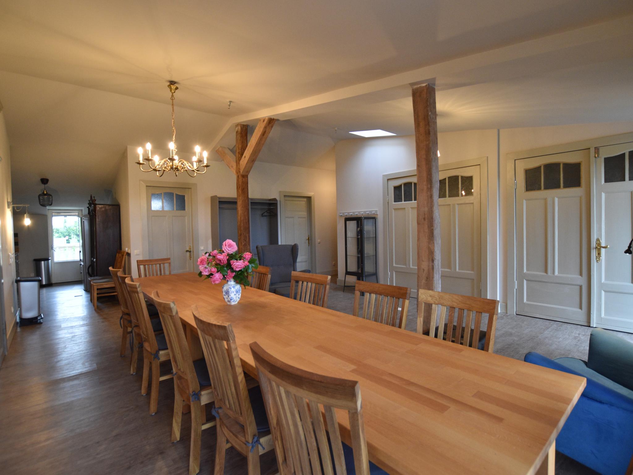 Modern kitchen at Gutshofblick L in Detershagen
