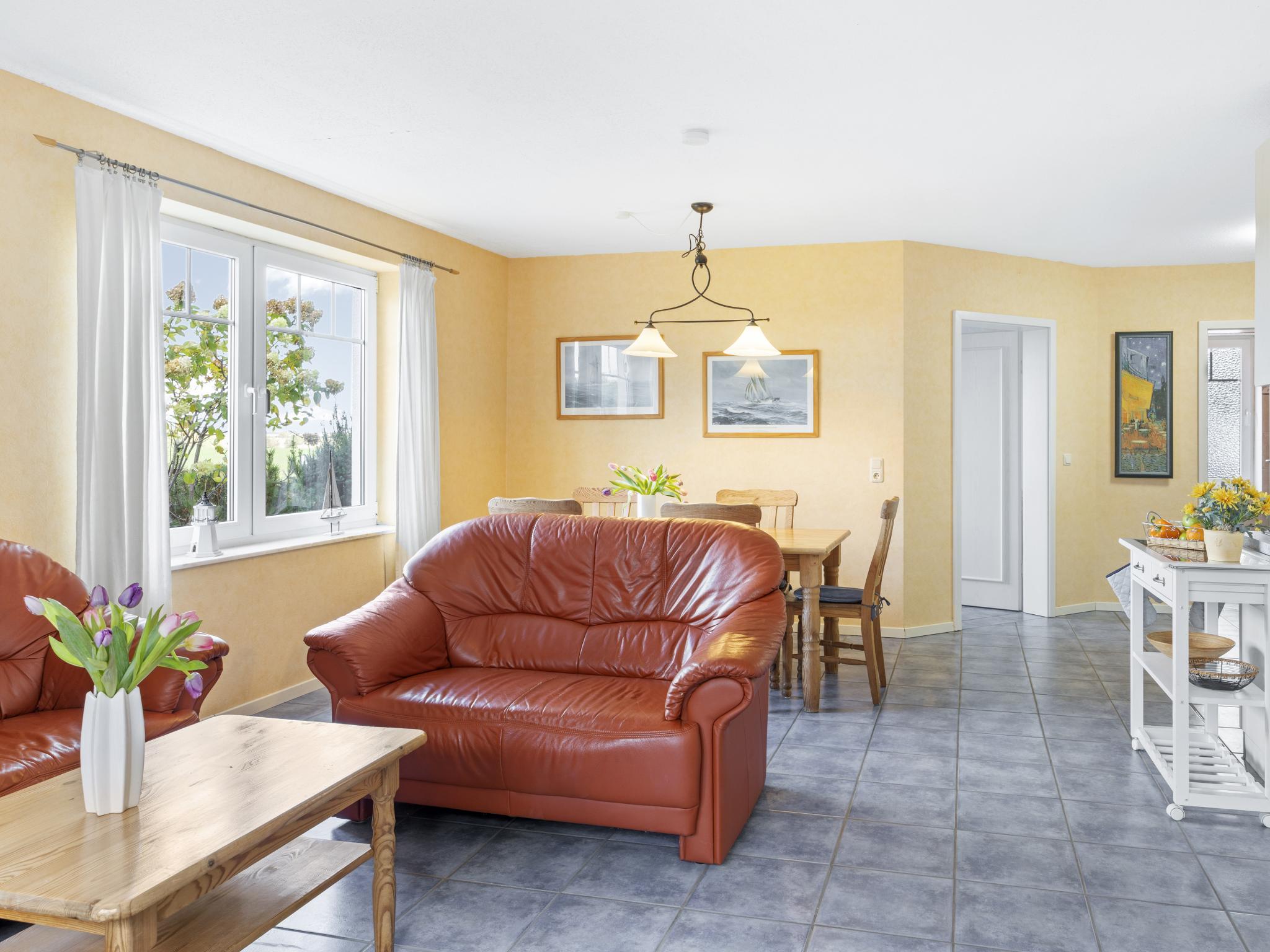 Modern kitchen at Nordlicht - Ausblick in Insel Poel