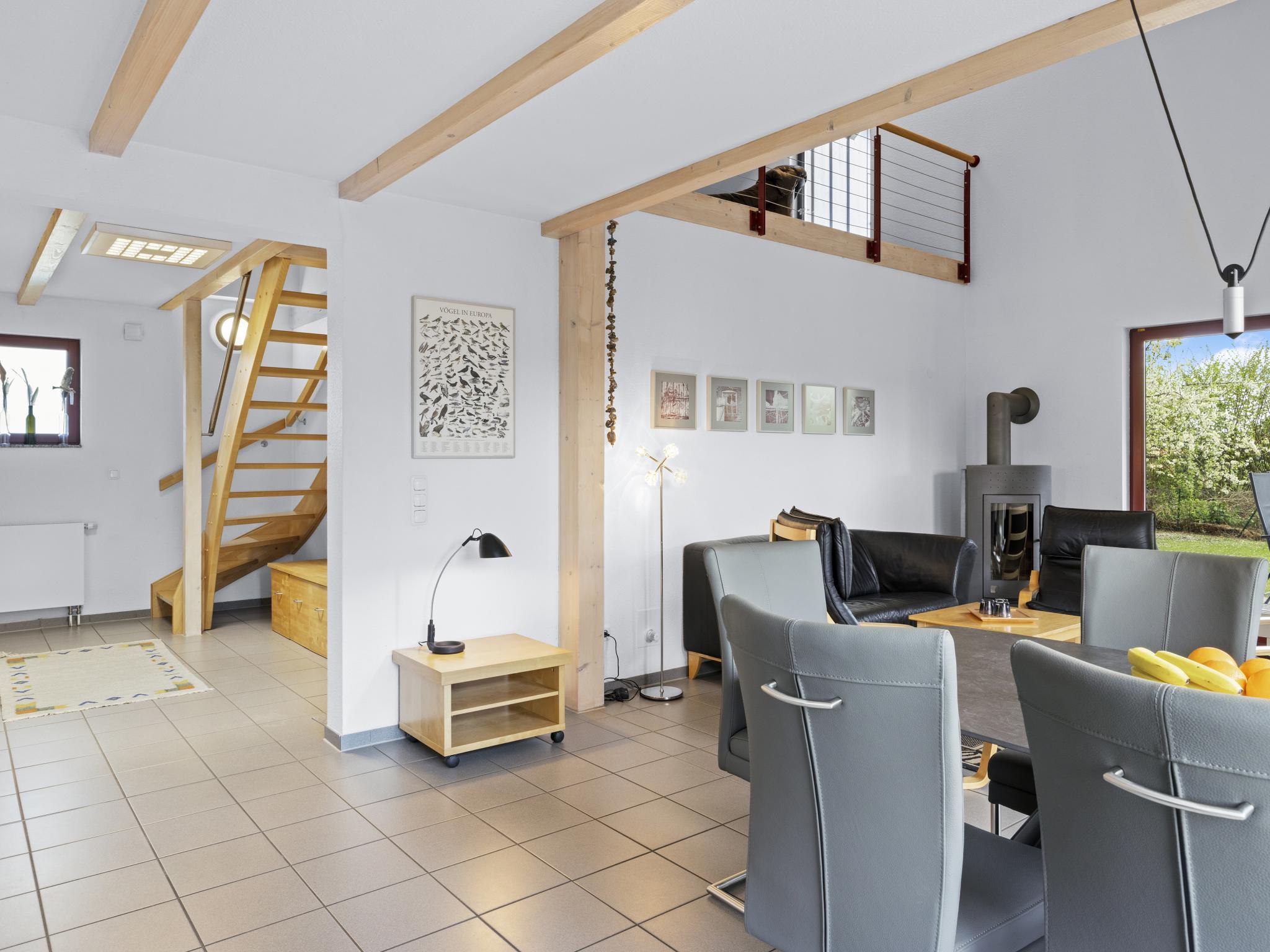 Modern kitchen at Seestrasse 35 in Insel Poel