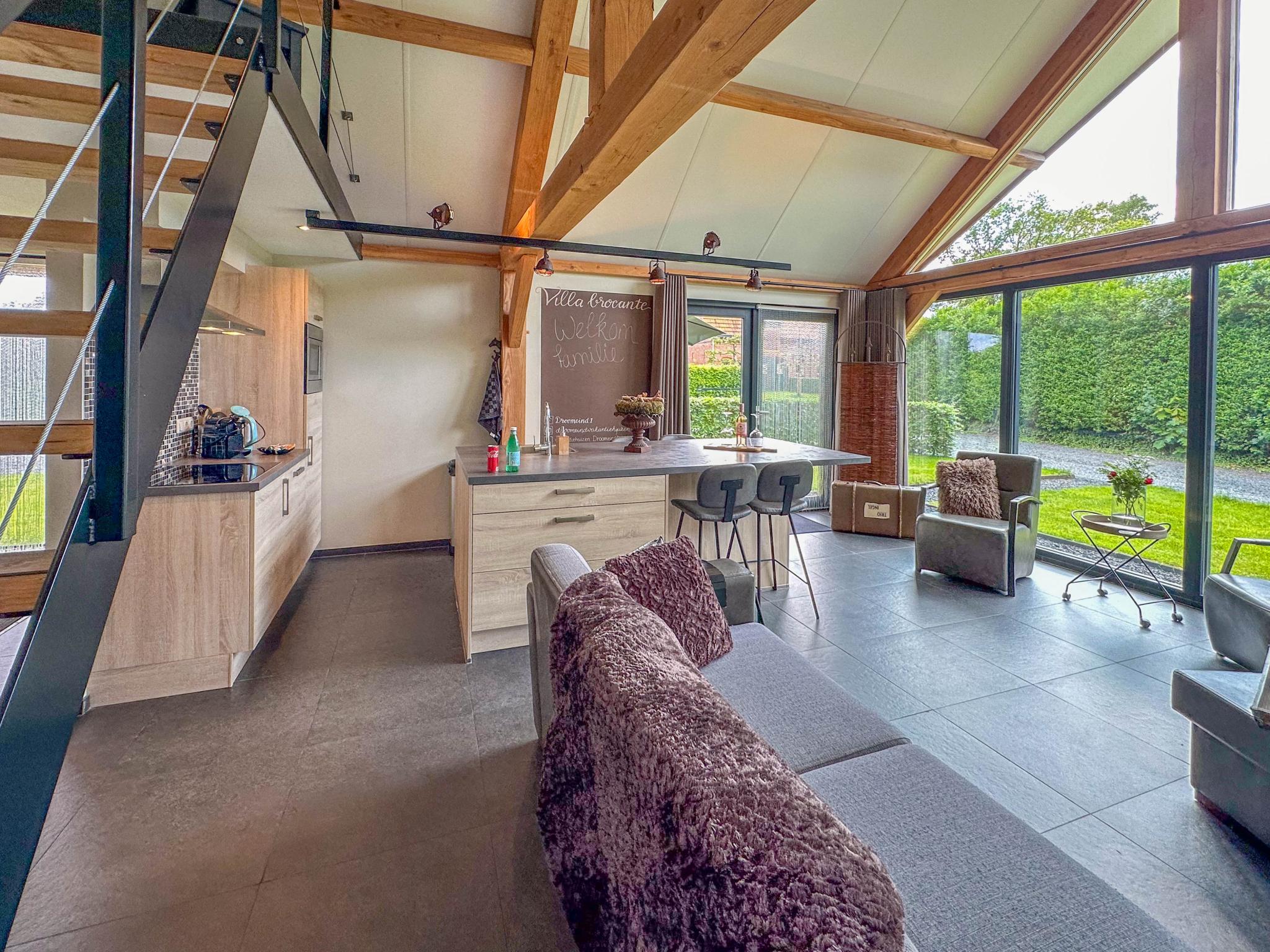 Swimming pool area at Villa Brocante in Alphen