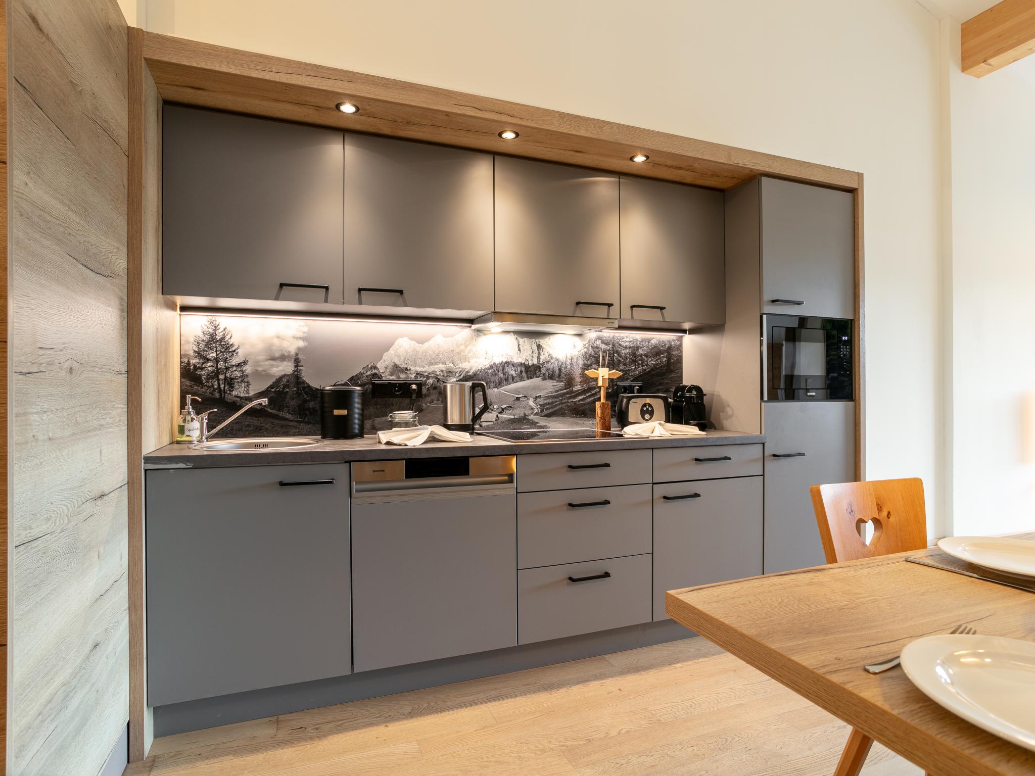 Modern kitchen at Apart33 Top 2-14 in Haus im Ennstal