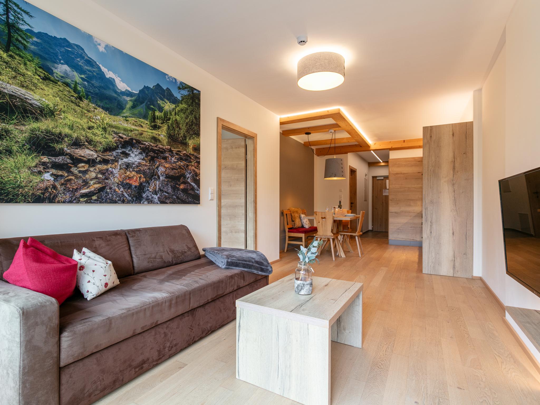 Bedroom with comfortable beds at Apart33 Top 2-3C in Haus im Ennstal