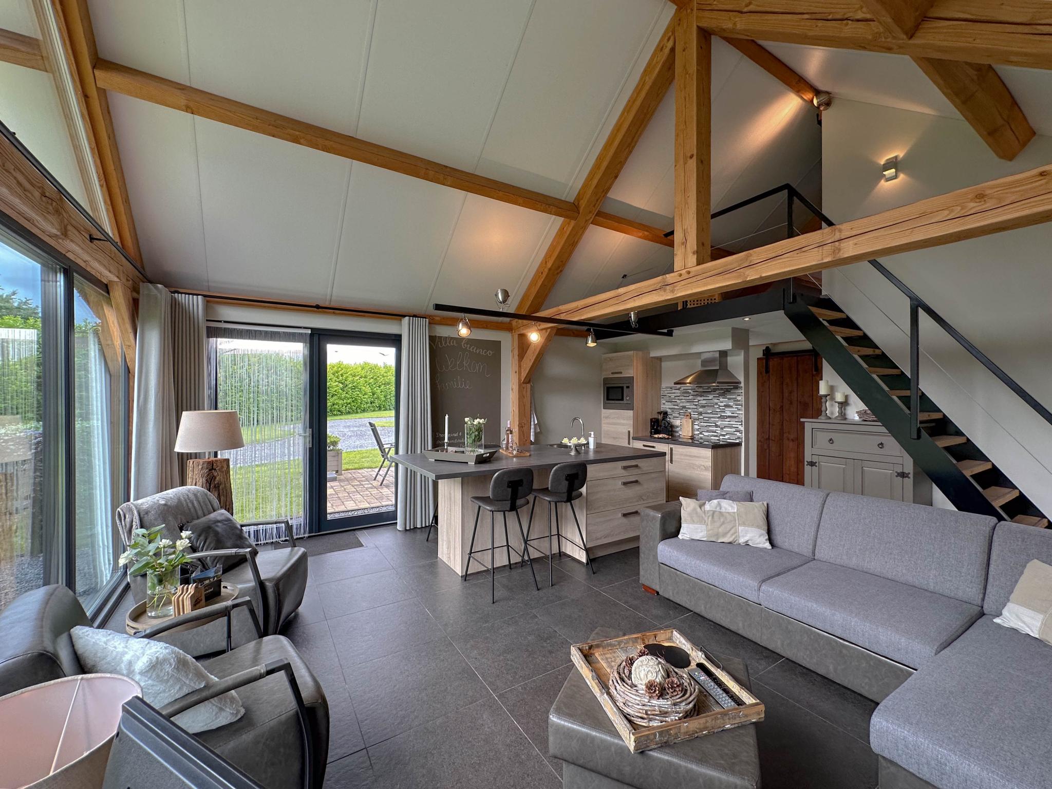 Modern kitchen at Villa Bianco in Alphen