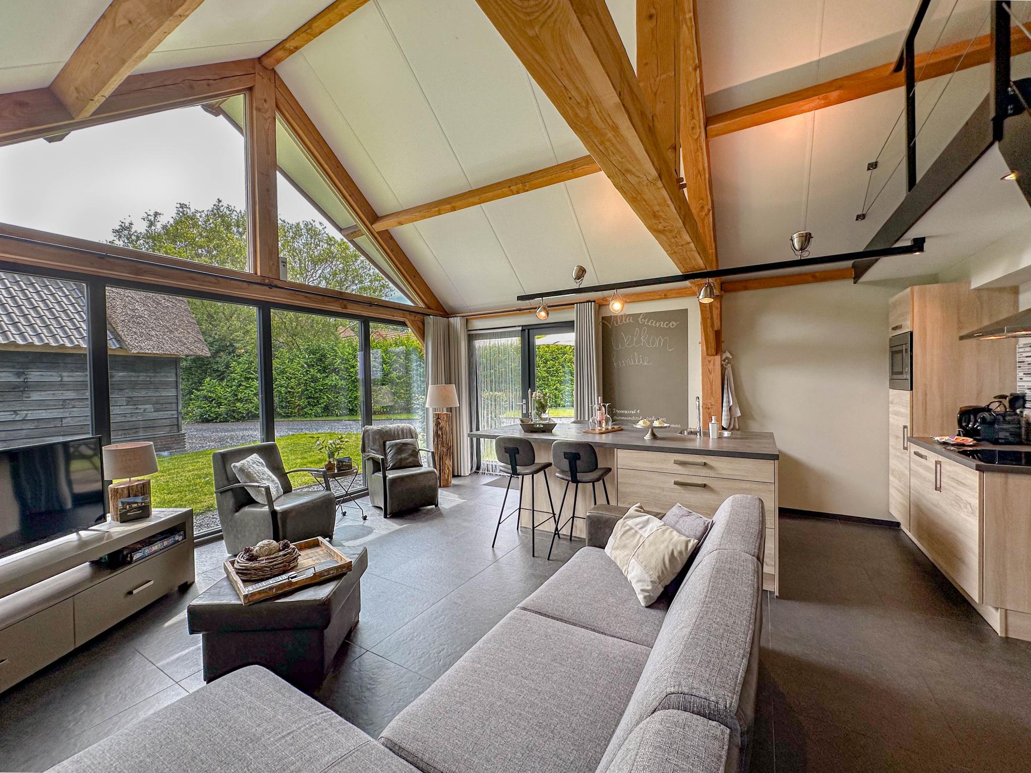 Bedroom with comfortable beds at Villa Bianco in Alphen