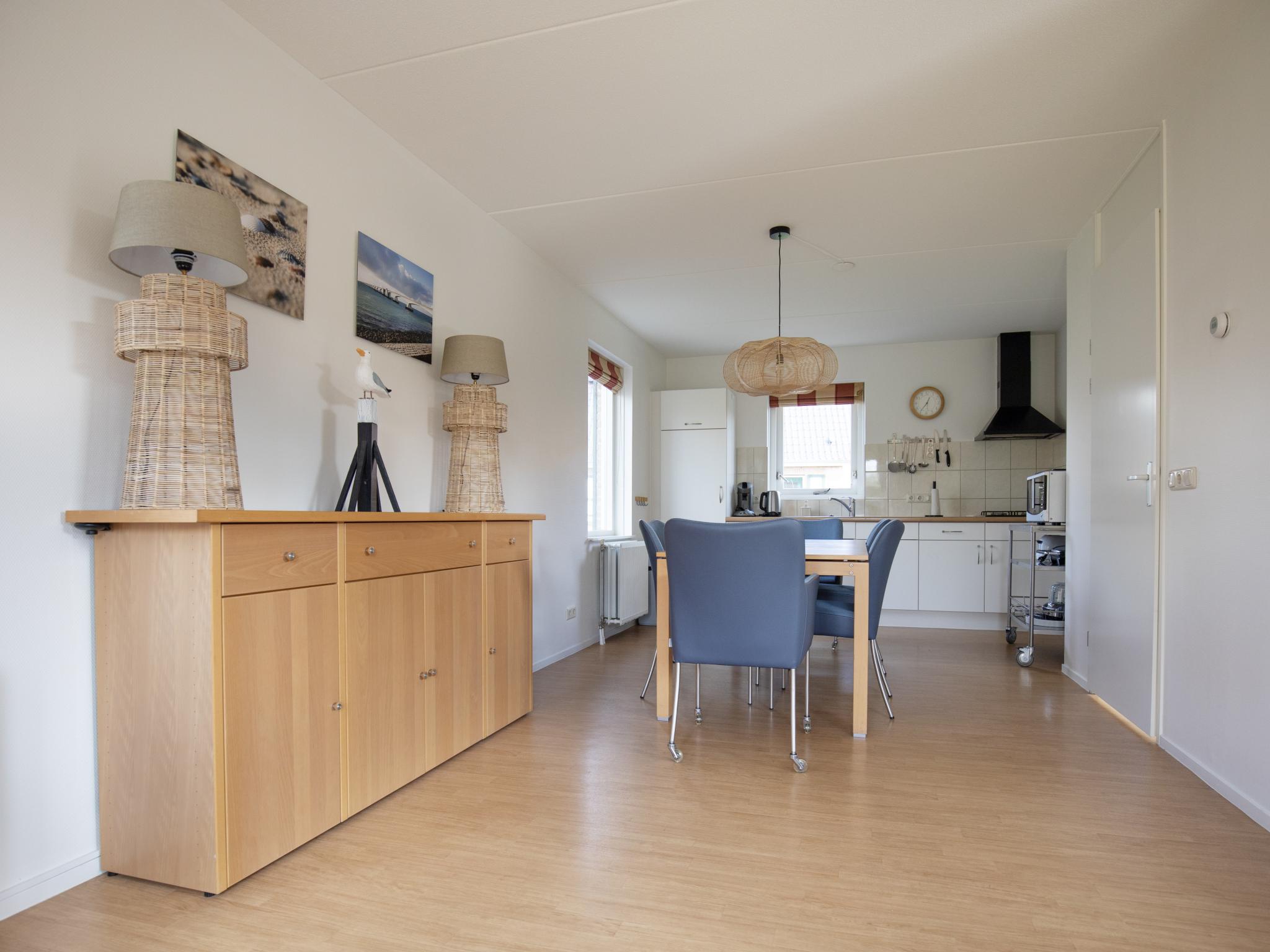 Modern kitchen at La Courege in Zonnemaire