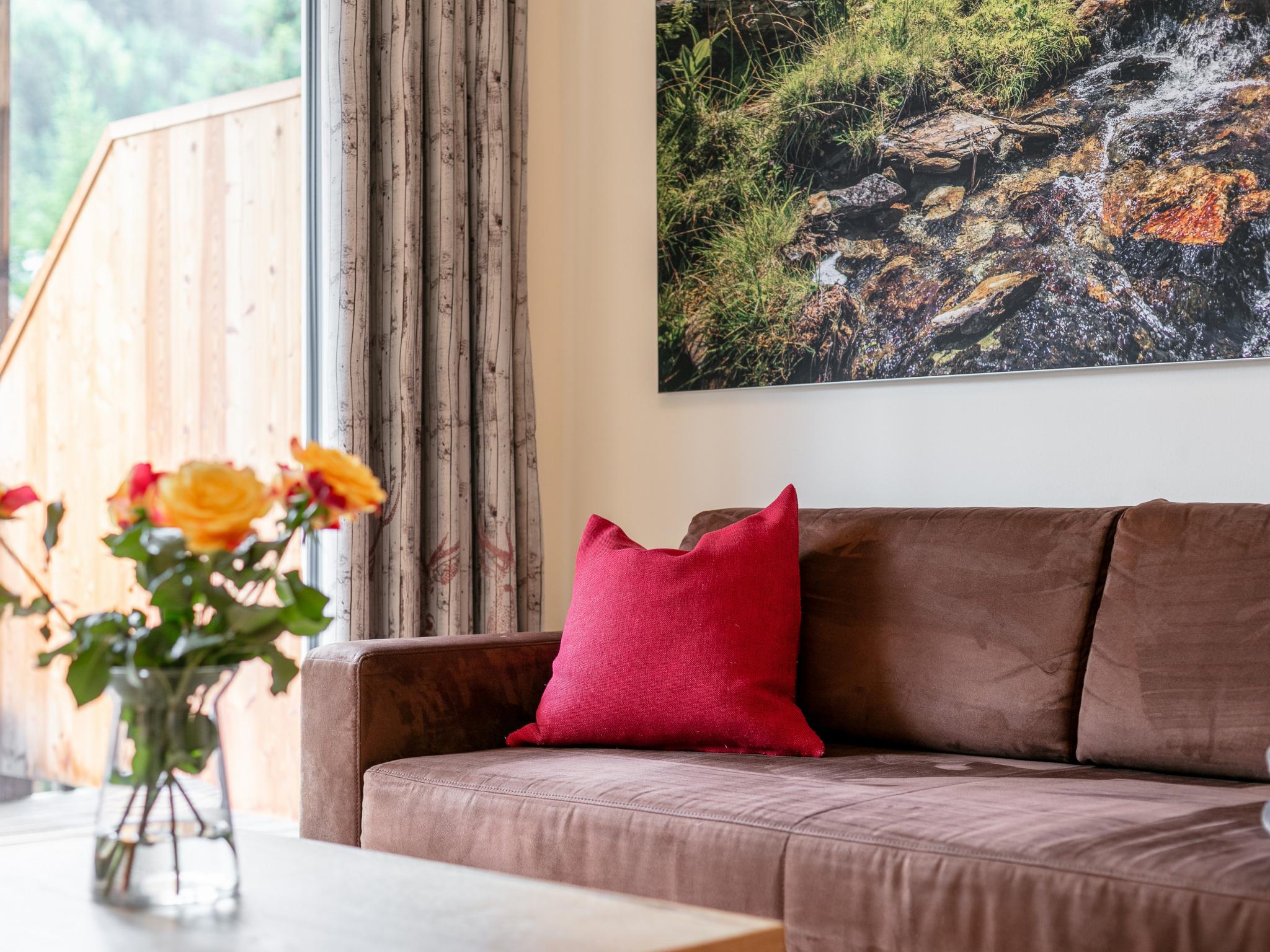 Bedroom with comfortable beds at Apart33 Top 1-30 in Haus im Ennstal