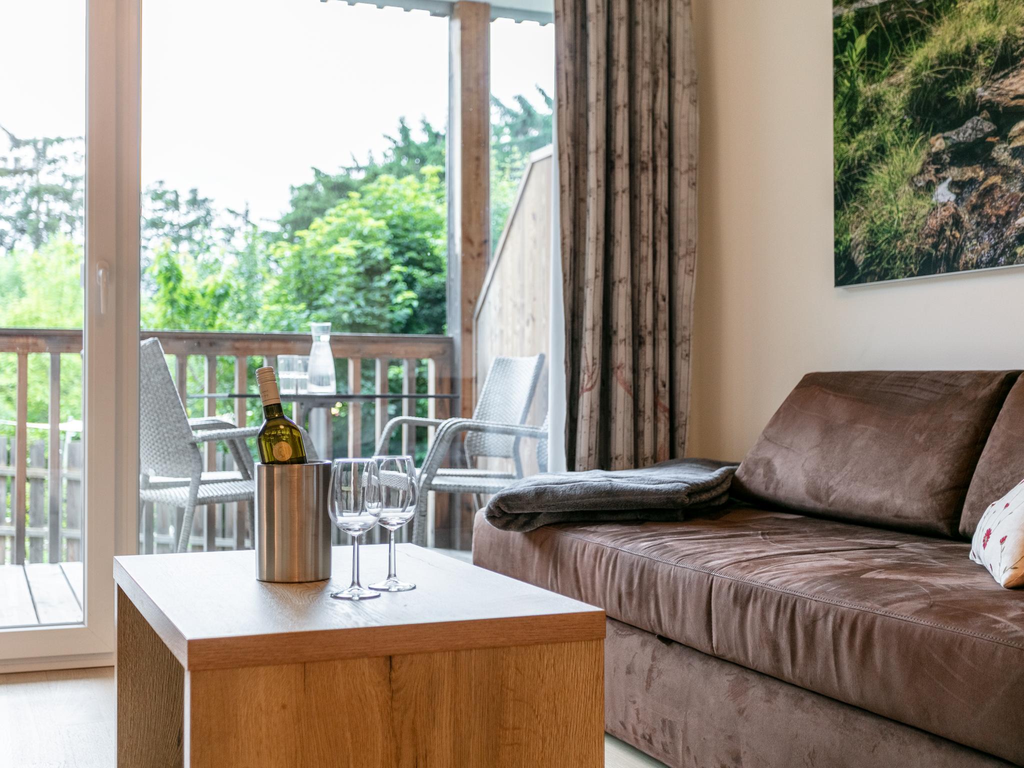 Outdoor terrace and views at Apart33 Top 2-4 in Haus im Ennstal