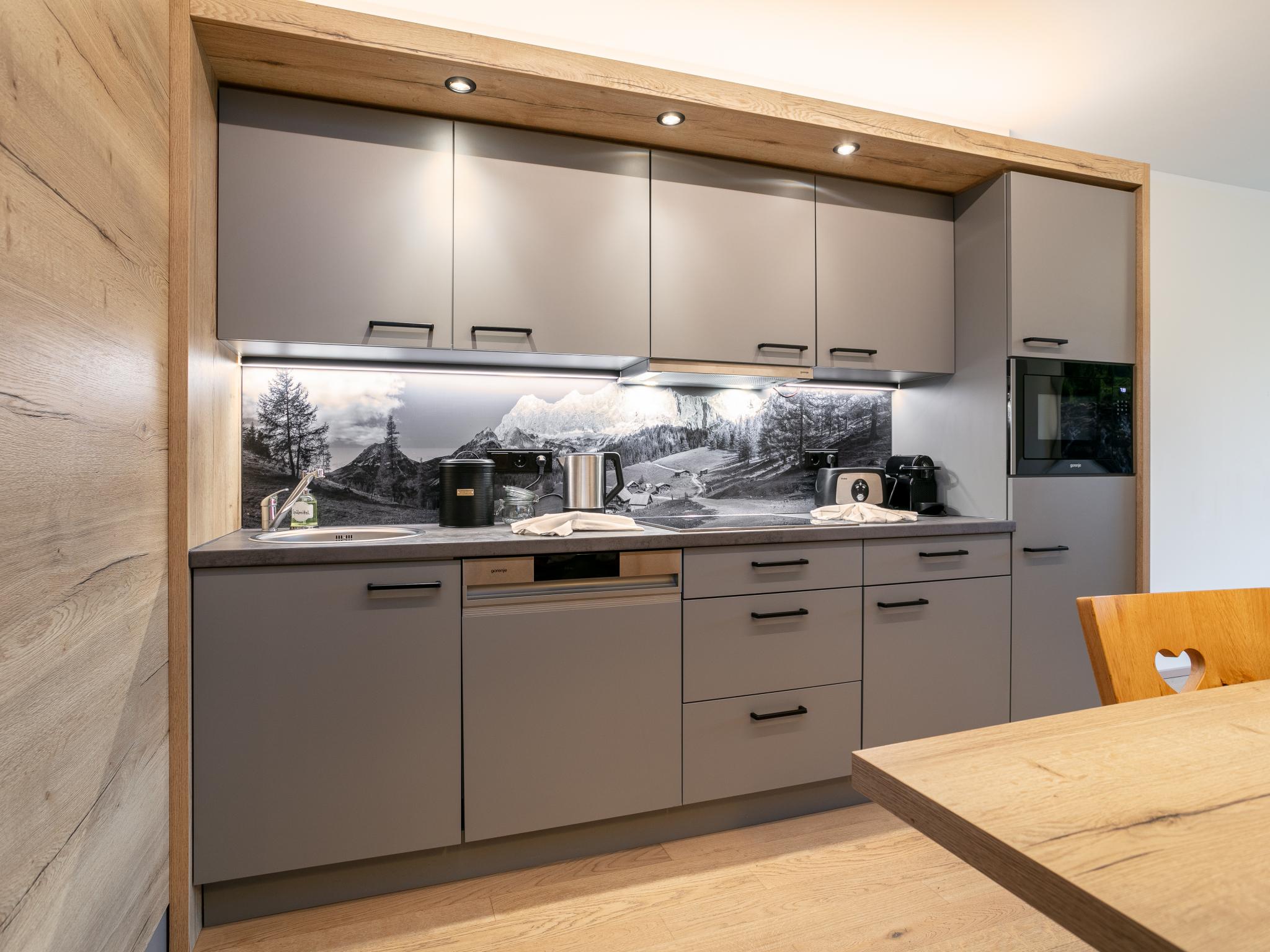 Modern kitchen at Apart33 Top 2-9 in Haus im Ennstal