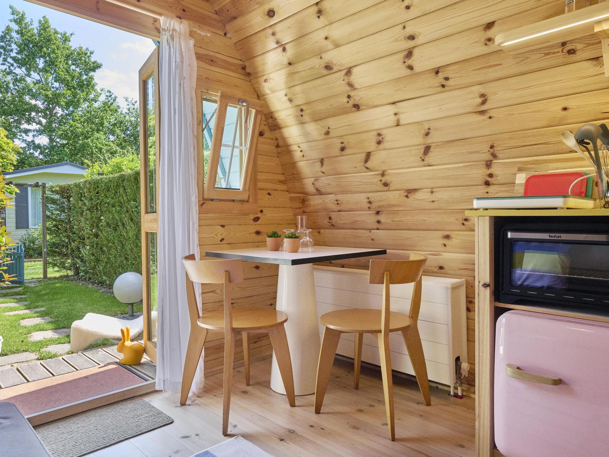 Modern kitchen at Tiny House Jet in Goedereede