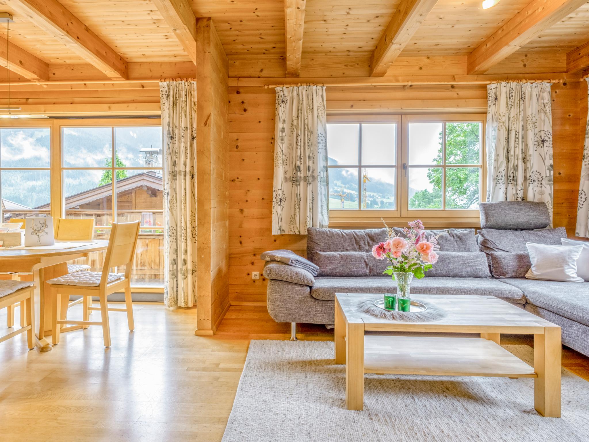 Modern kitchen at Mit Dampfbad in Brixen im Thale