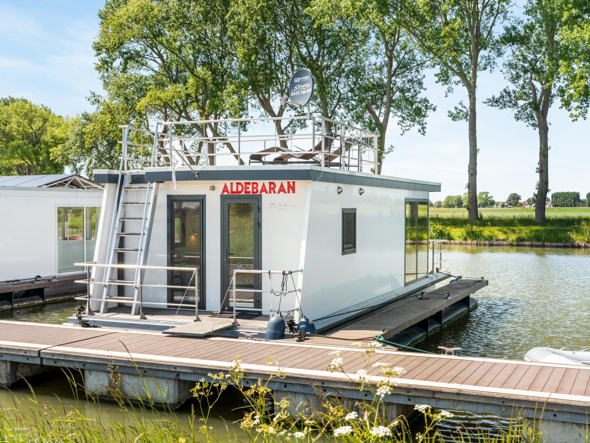 Living area at Aldebaran in Nieuwpoort
