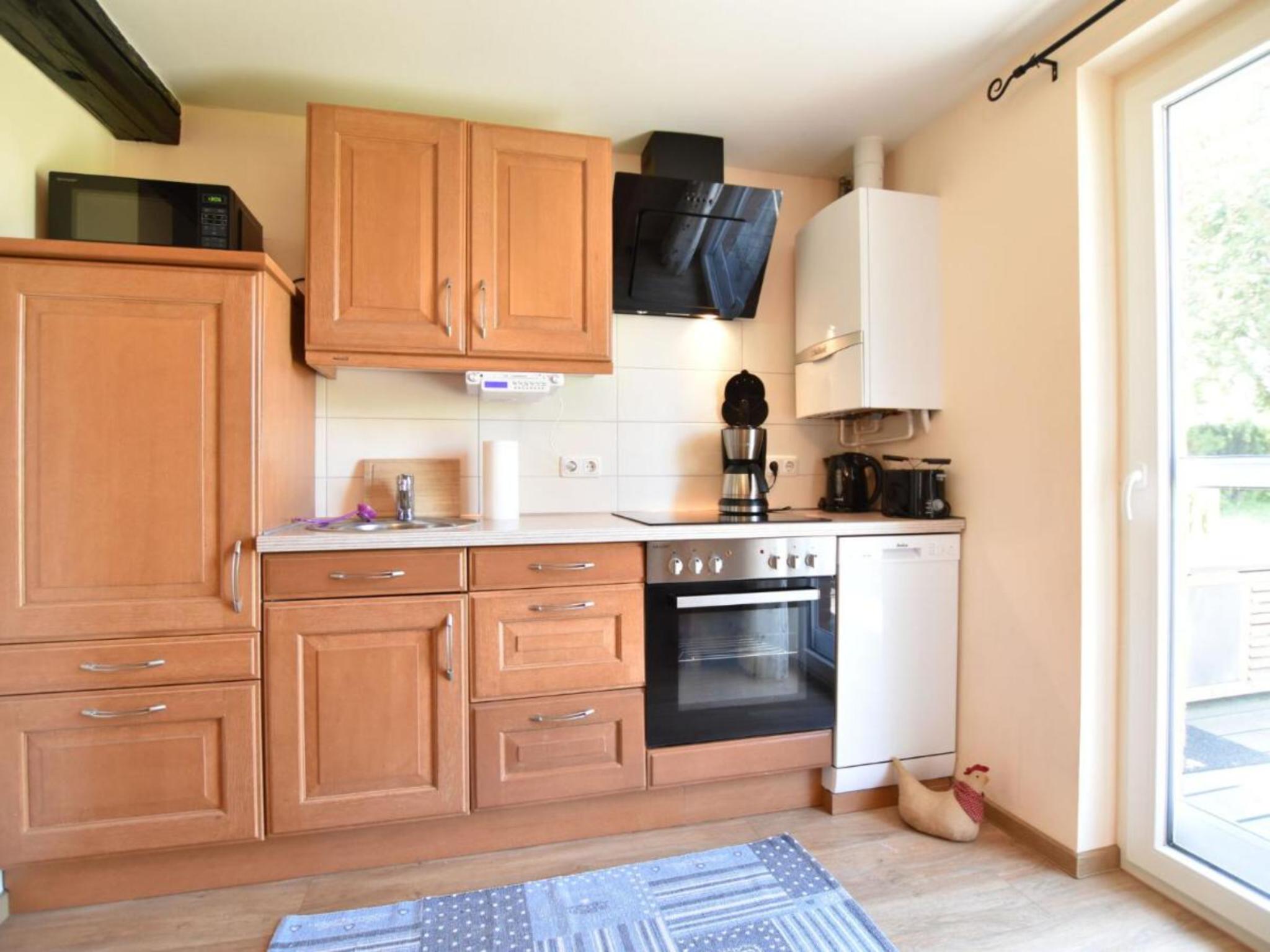 Outdoor terrace and views at Natur Pur in Zierow