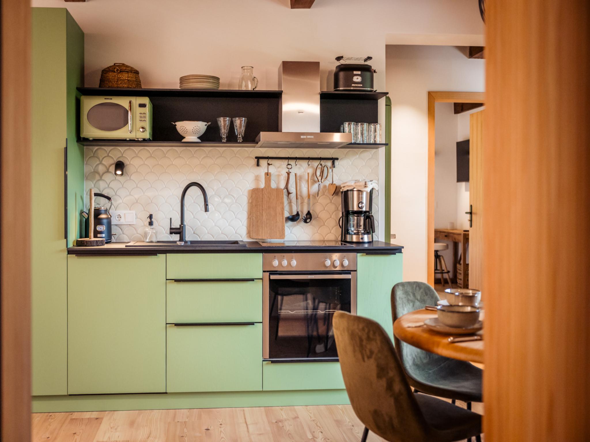 Modern kitchen at Nockalmhof Top 1 in Kremsbrücke