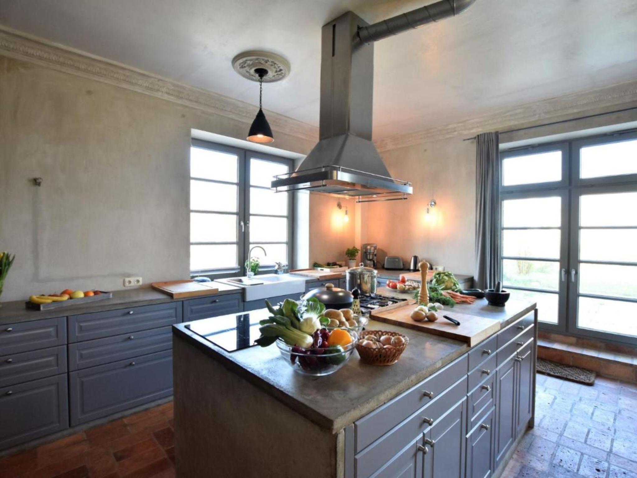 Modern kitchen at Gutshof Detershagen L in Detershagen