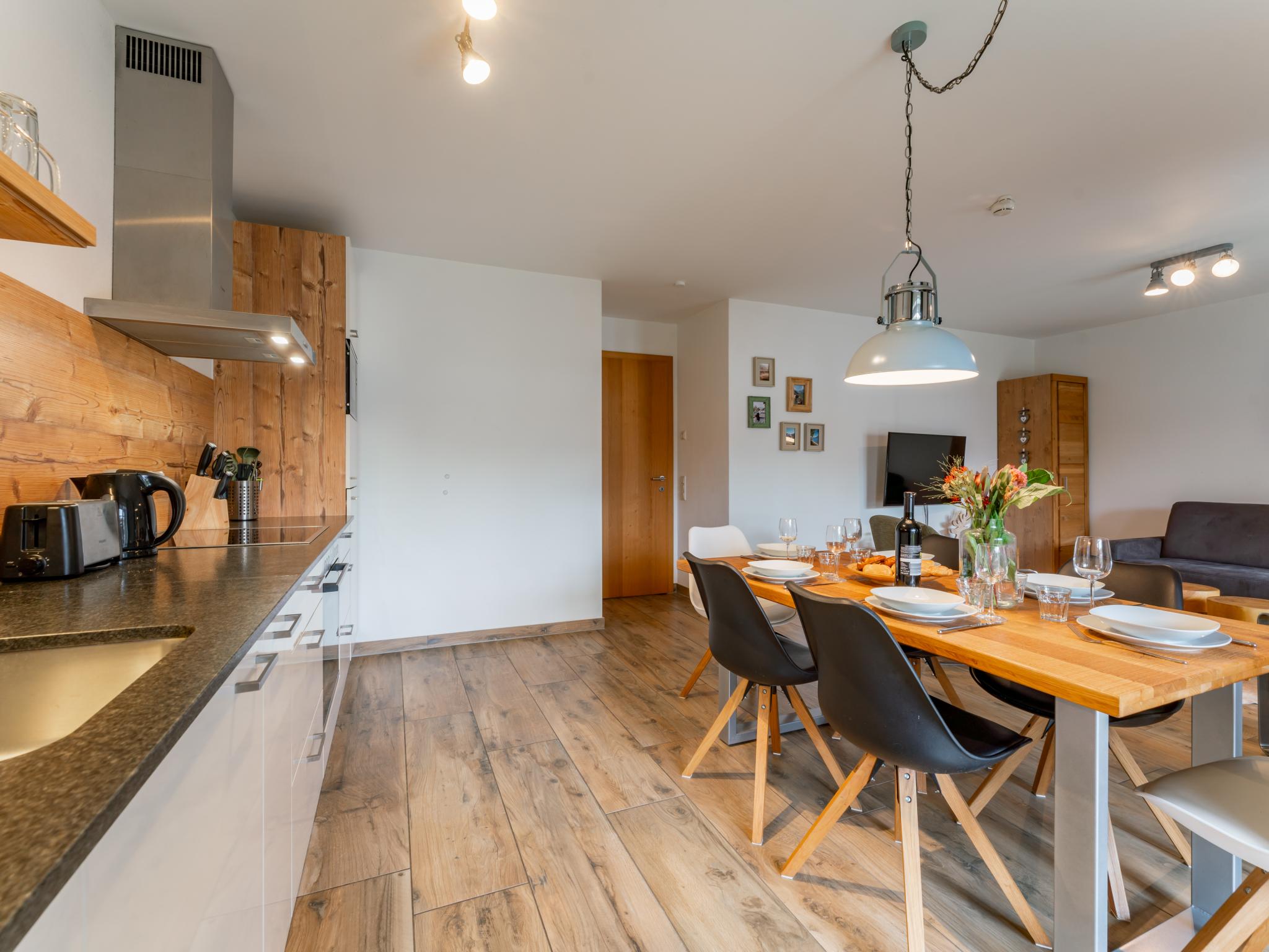 Modern kitchen at Tauern Suites Mitterwirt TOP 202 in Piesendorf