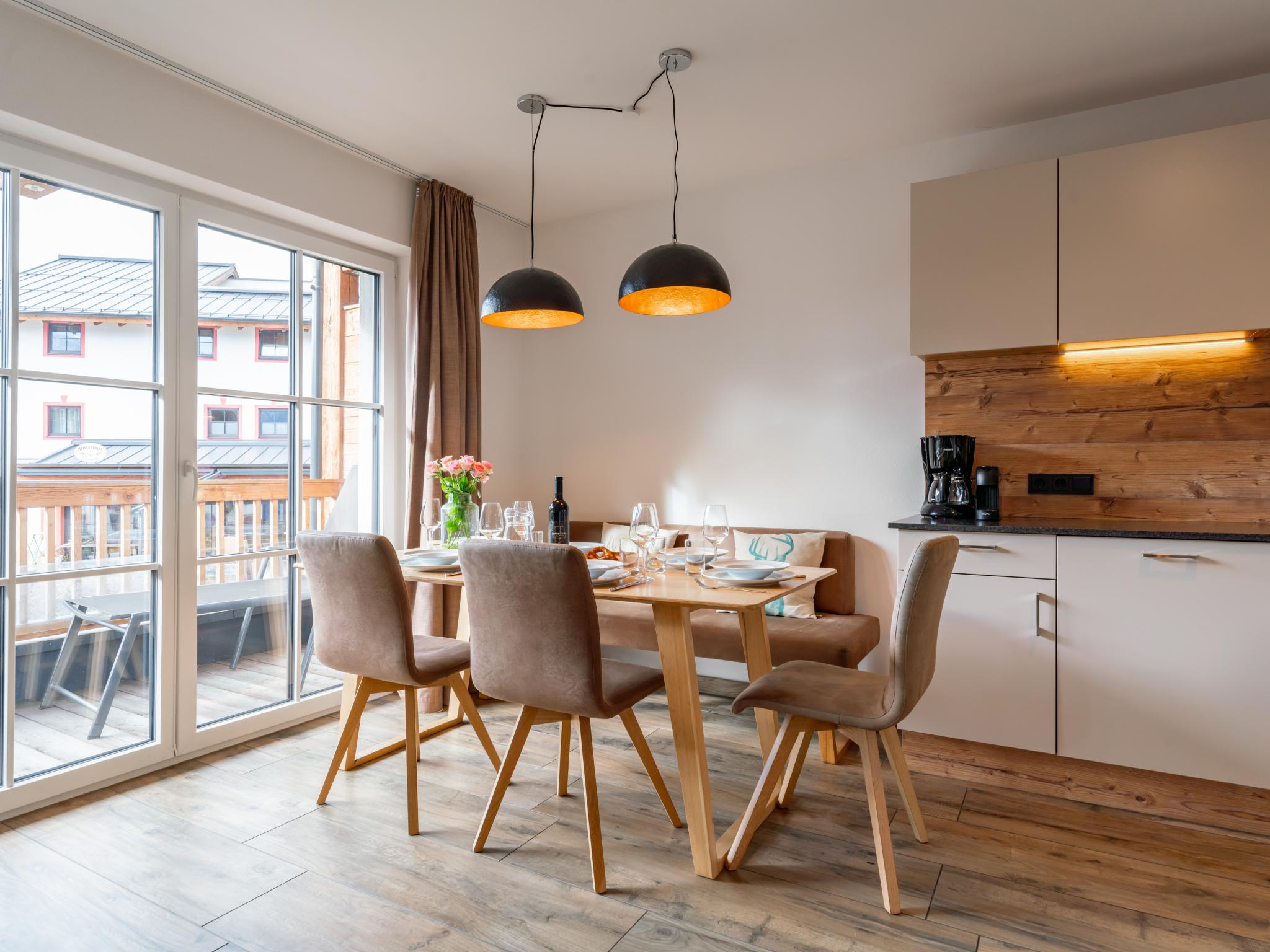 Modern kitchen at Tauern Suites Mitterwirt TOP 212 in Piesendorf