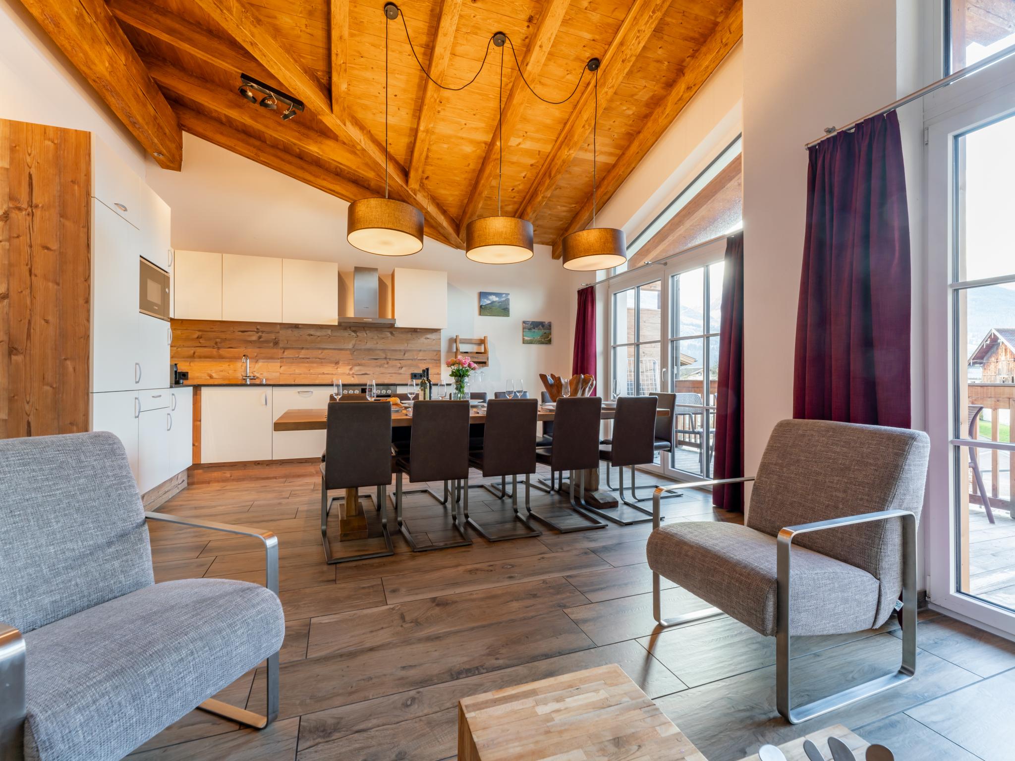 Modern kitchen at Tauern Suites Mitterwirt TOP 224 - Penthouse Maiskogel-view in Piesendorf