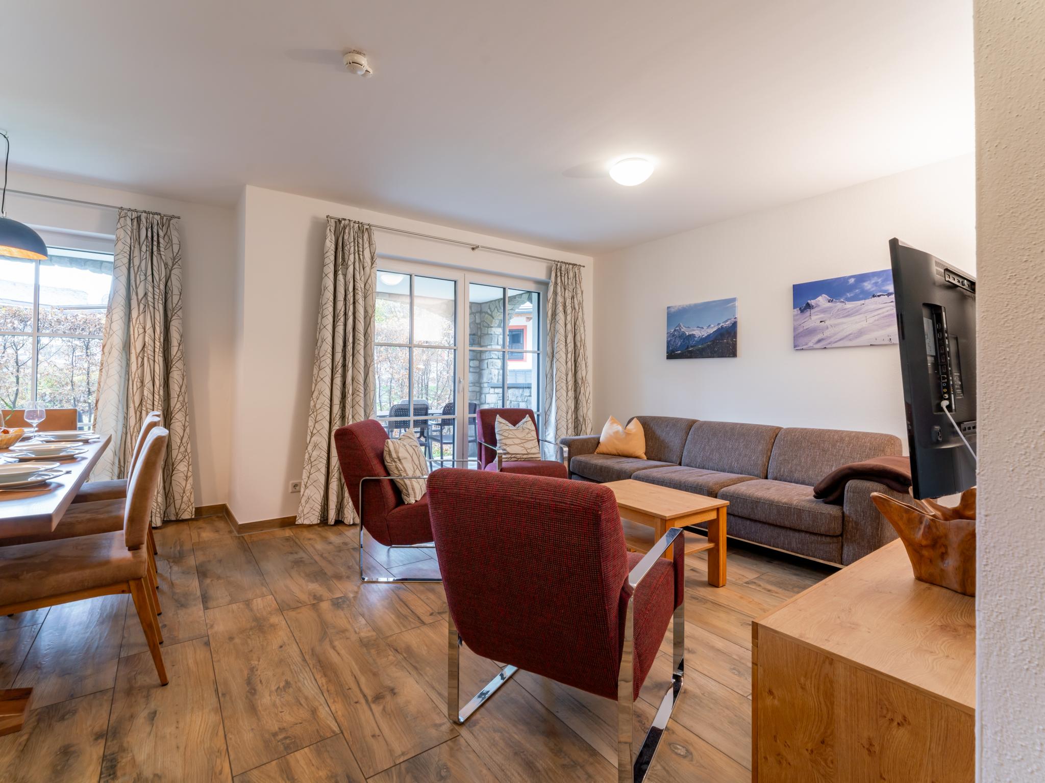 Bedroom with comfortable beds at Tauern Suites Mitterwirt TOP 204 in Piesendorf