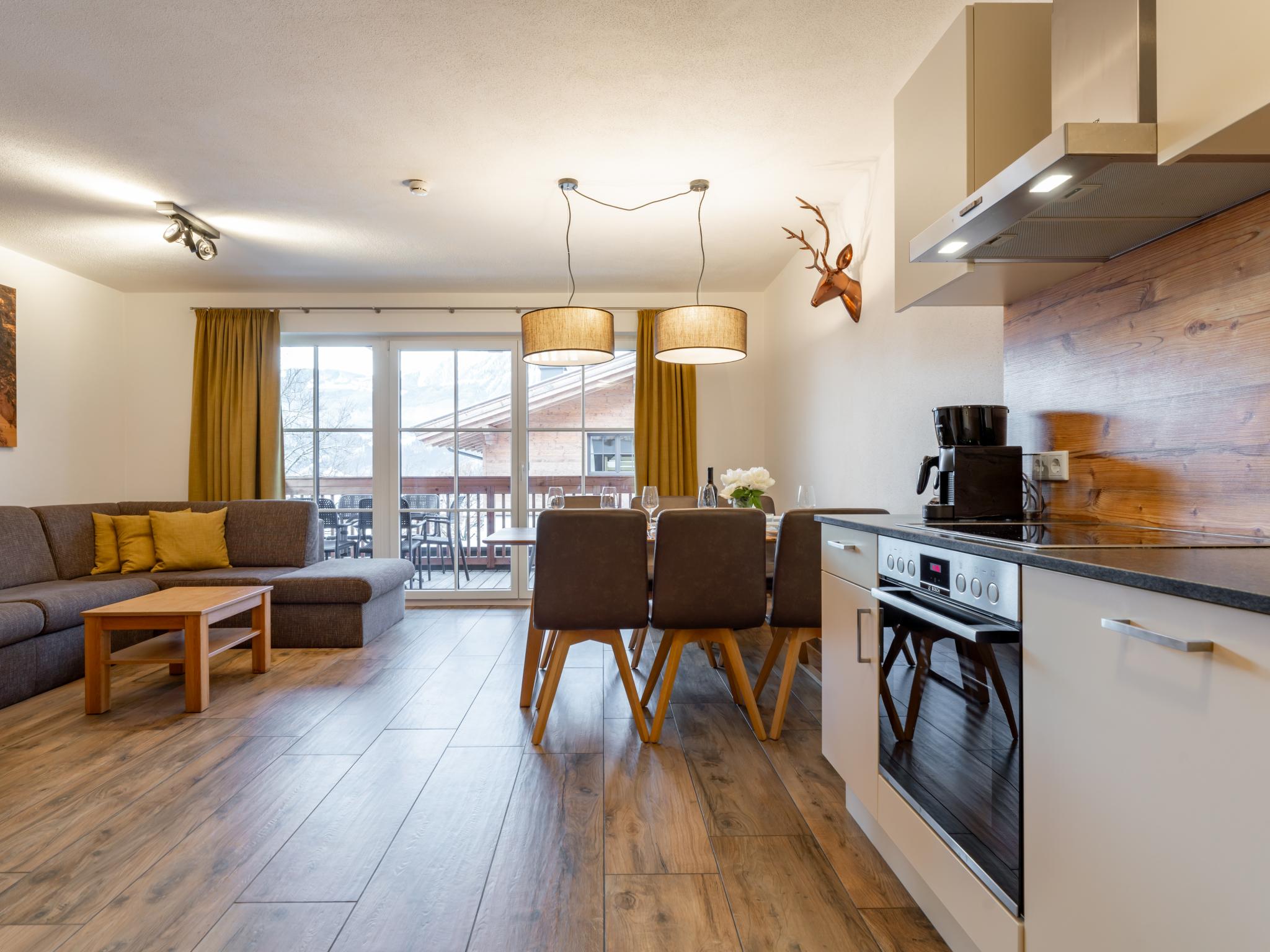 Modern kitchen at Tauern Suites Mitterwirt TOP 311 in Piesendorf