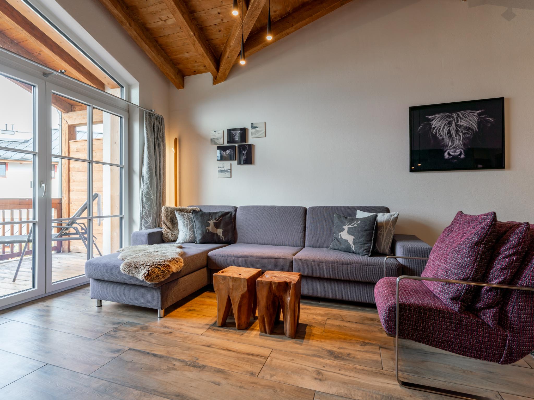 Living area at Tauern Suites Mitterwirt TOP 223 in Piesendorf