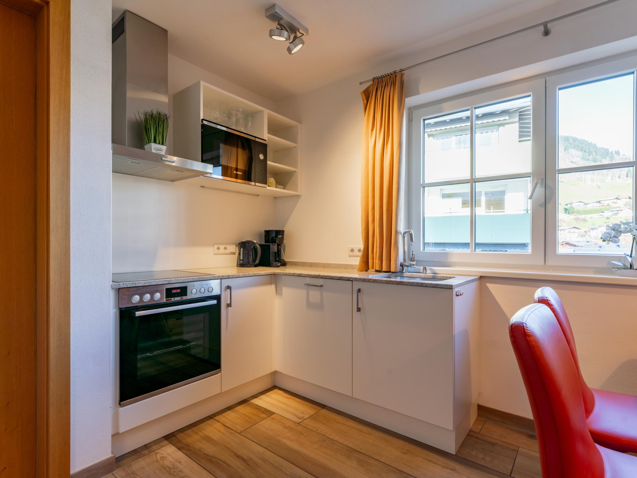 Outdoor terrace and views at Tauern Suites Mitterwirt TOP 315 in Piesendorf