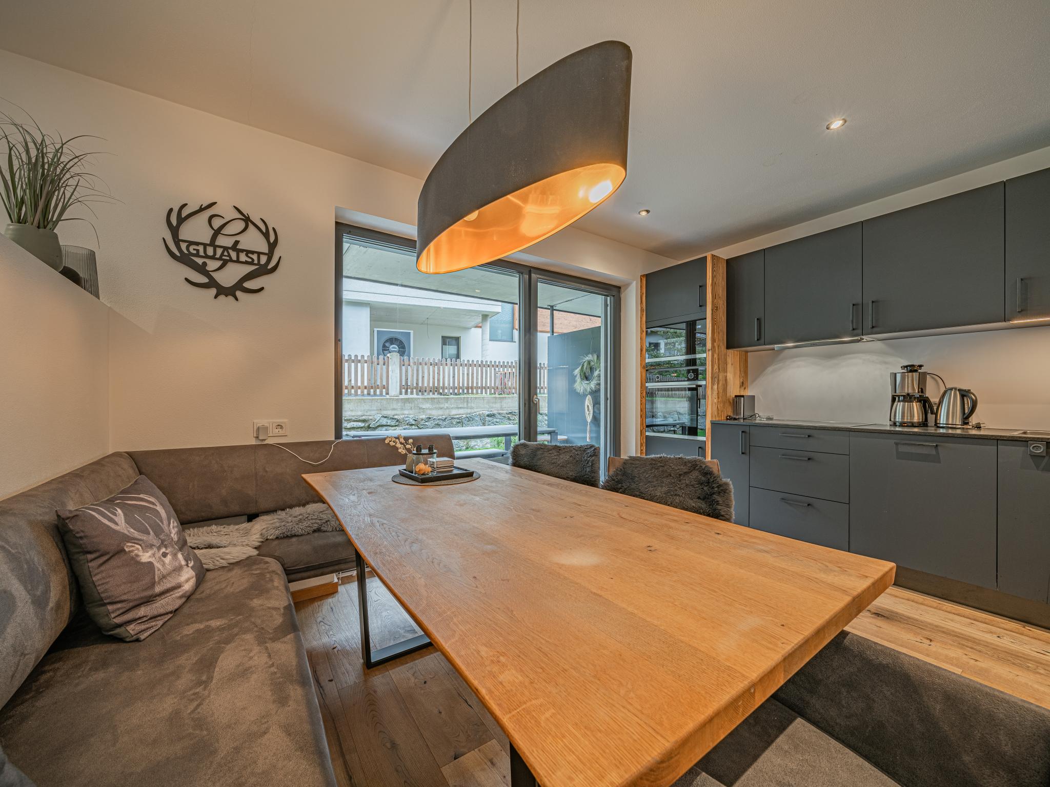 Bedroom with comfortable beds at Guatsi in Hollersbach im Pinzgau