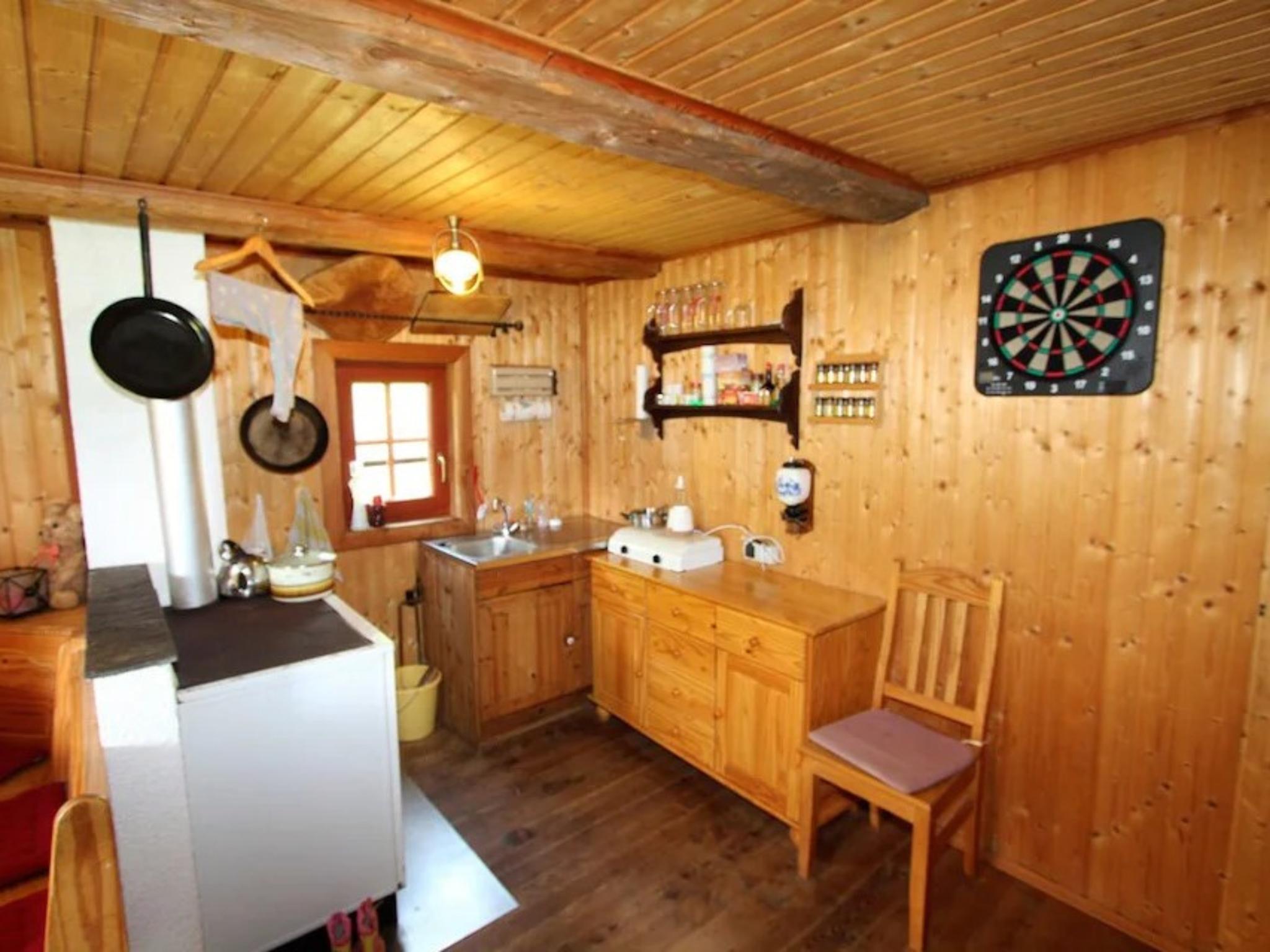 Outdoor terrace and views at Almhütte Unterhofer in Obervellach