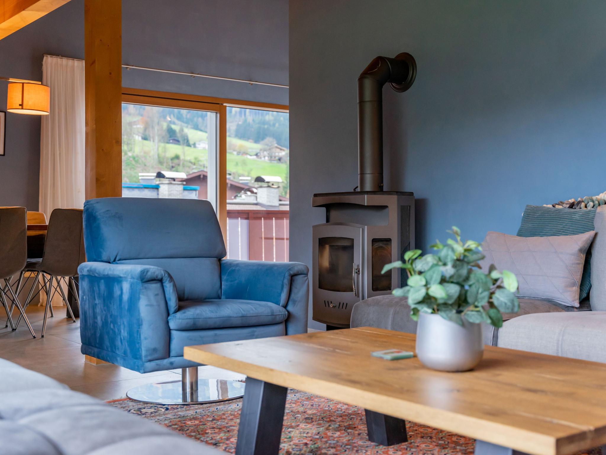 Outdoor terrace and views at Sion 4 in Maria Alm