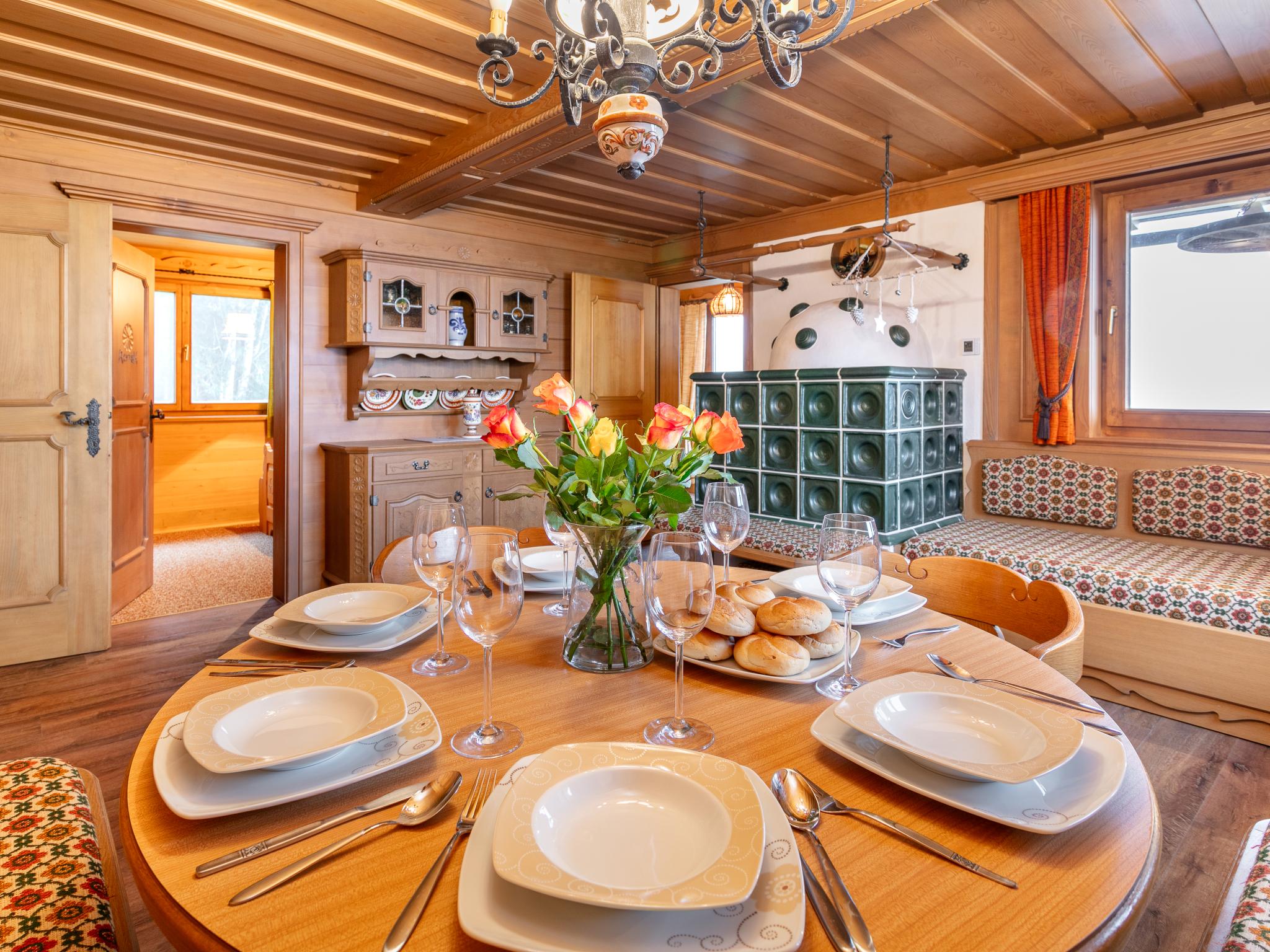 Bedroom with comfortable beds at Hütte zum Dillental in Wildschönau