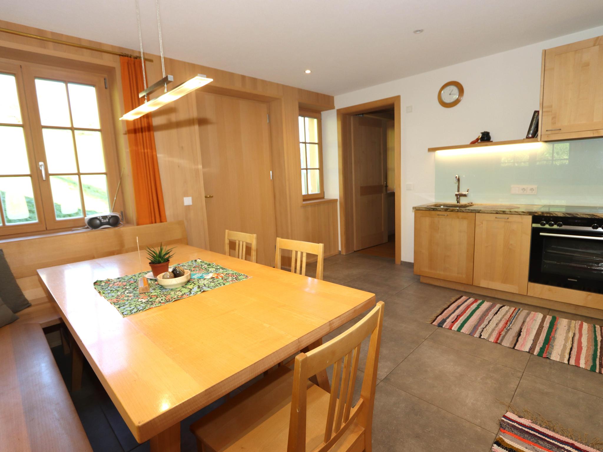 Modern kitchen at Reich in Bizau