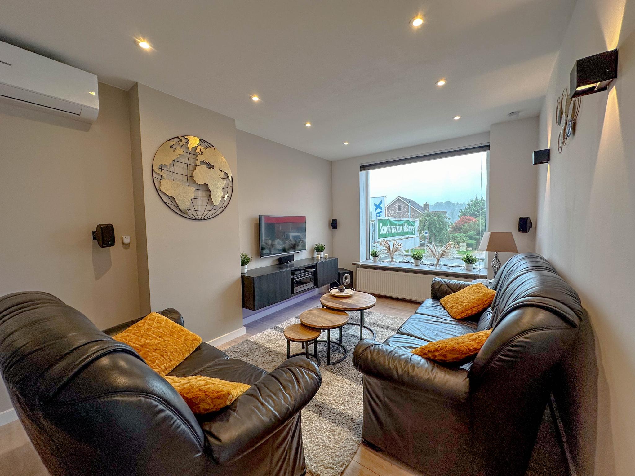 Bedroom with comfortable beds at Zicht op Valkenburg in Schin op Geul