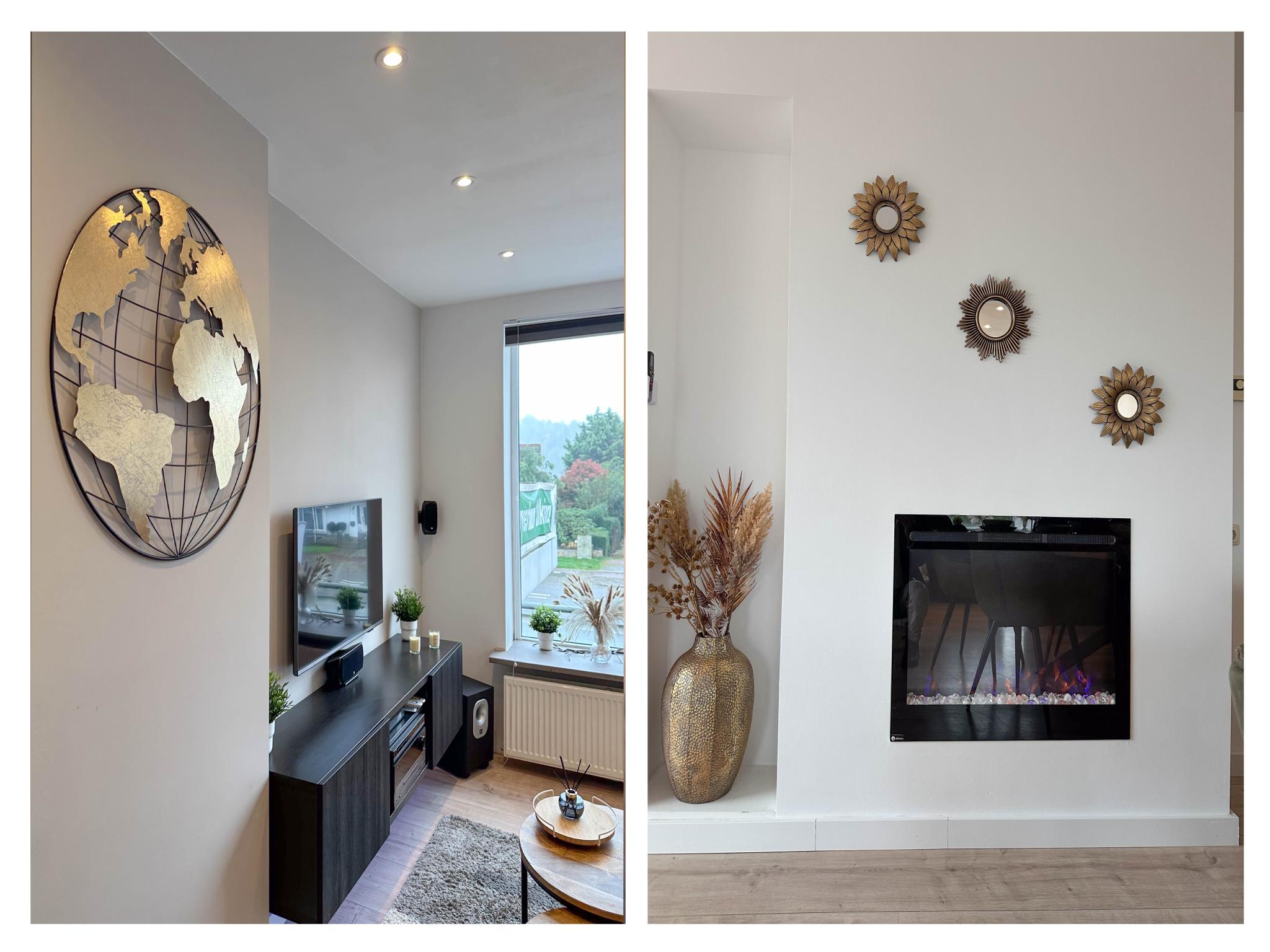 Outdoor terrace and views at Zicht op Valkenburg in Schin op Geul