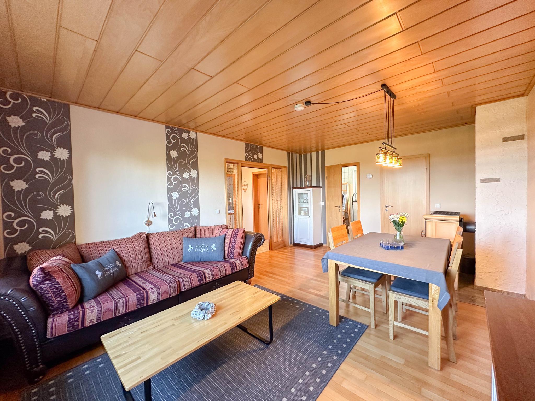 Modern kitchen at Landhaus Landgelück in Hellenthal