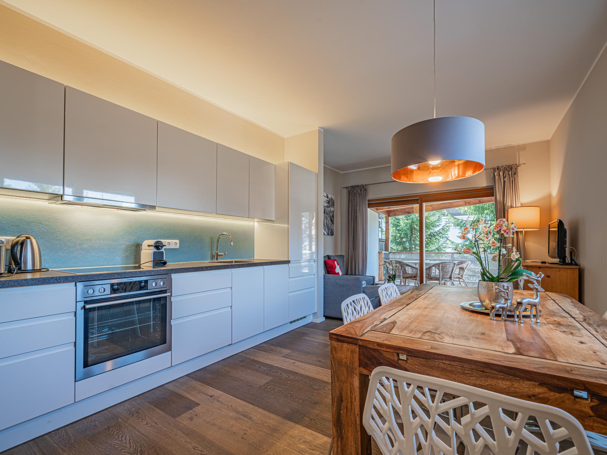 Modern kitchen at Kitz Apartments Top 7 in Kitzbühel