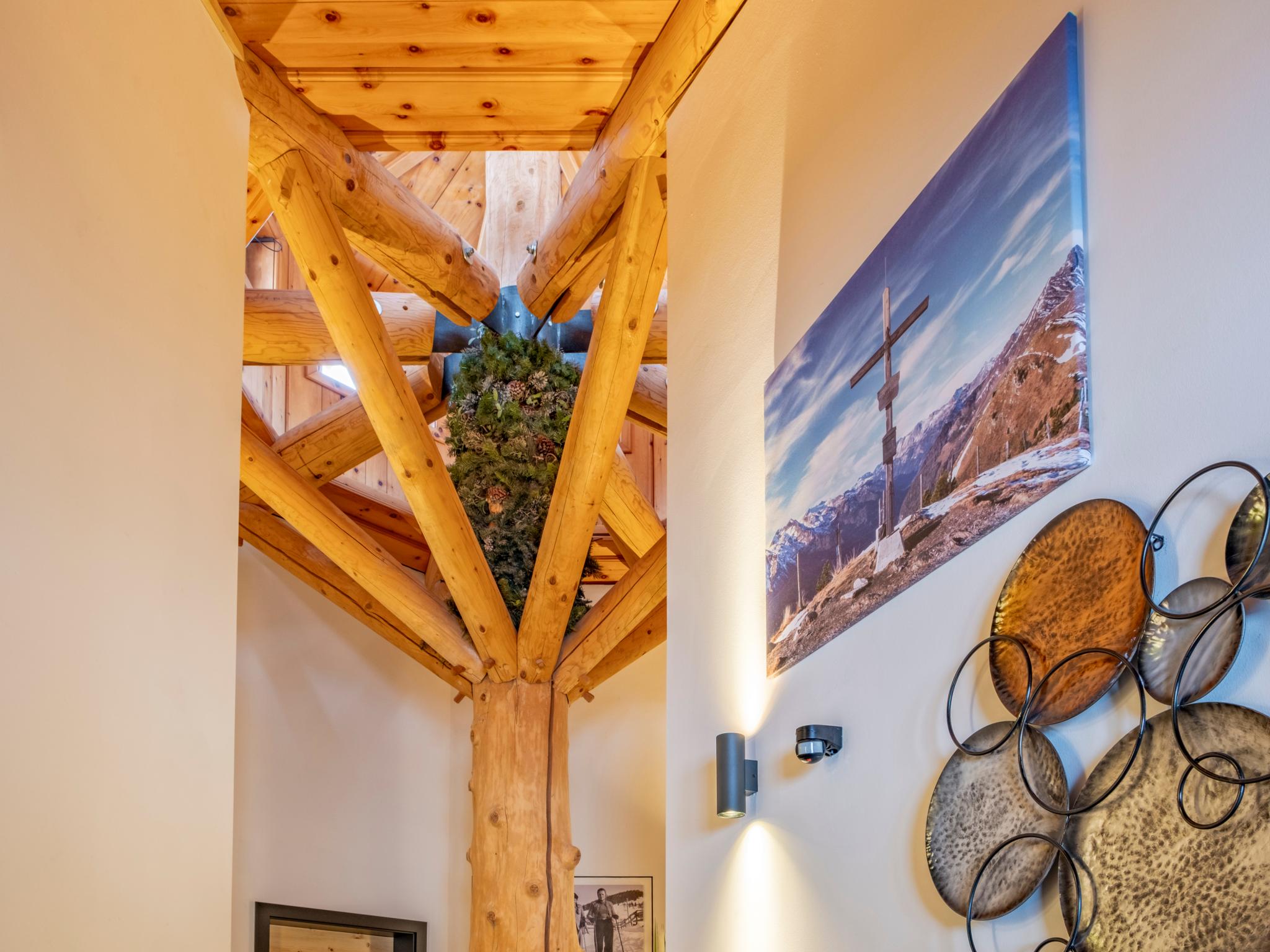 Outdoor terrace and views at Deluxe Zirberl Top 1 in Weißpriach