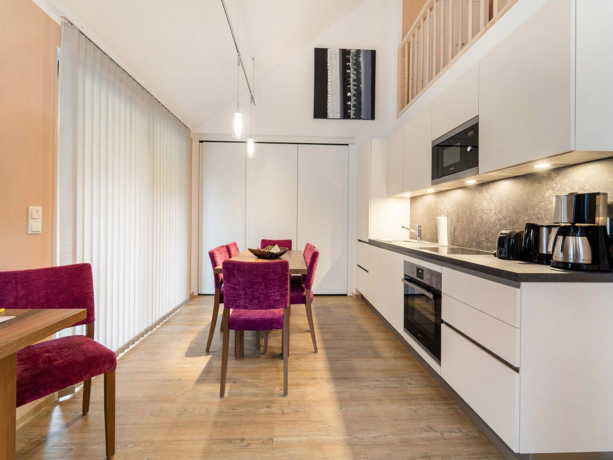 Modern kitchen at Le Soleil in Bruck an der Großglocknerstraße