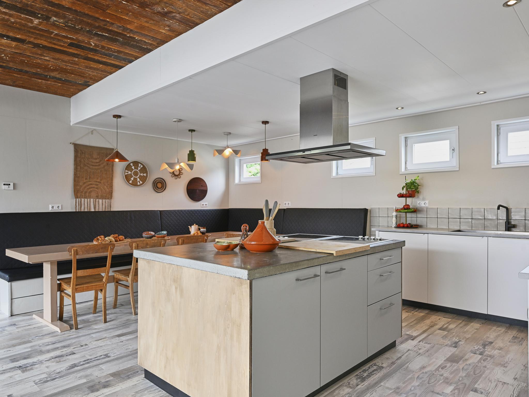 Modern kitchen at Casa Familia in Sint-Annaland