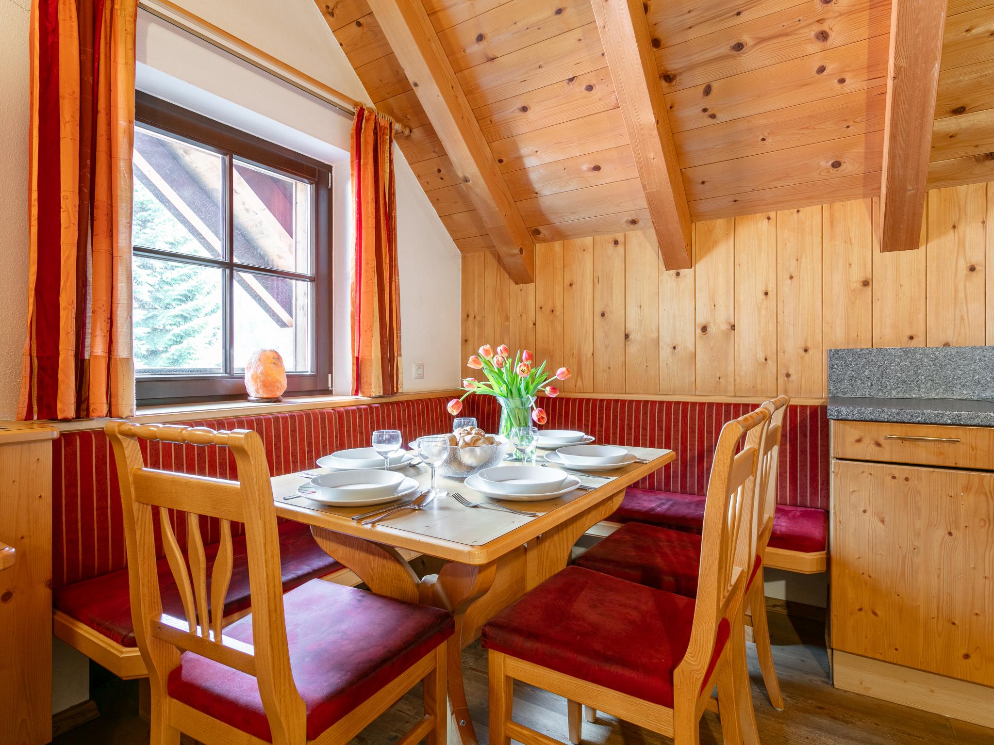 Outdoor terrace and views at Schweizerhof Apfelrose in Huben